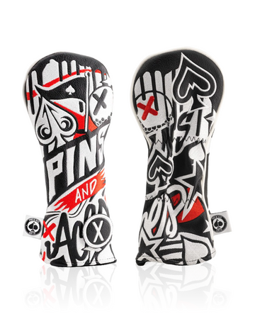 Pins & Aces Limited Edition Graffiti Hybrid Golf Cover - Stand Out