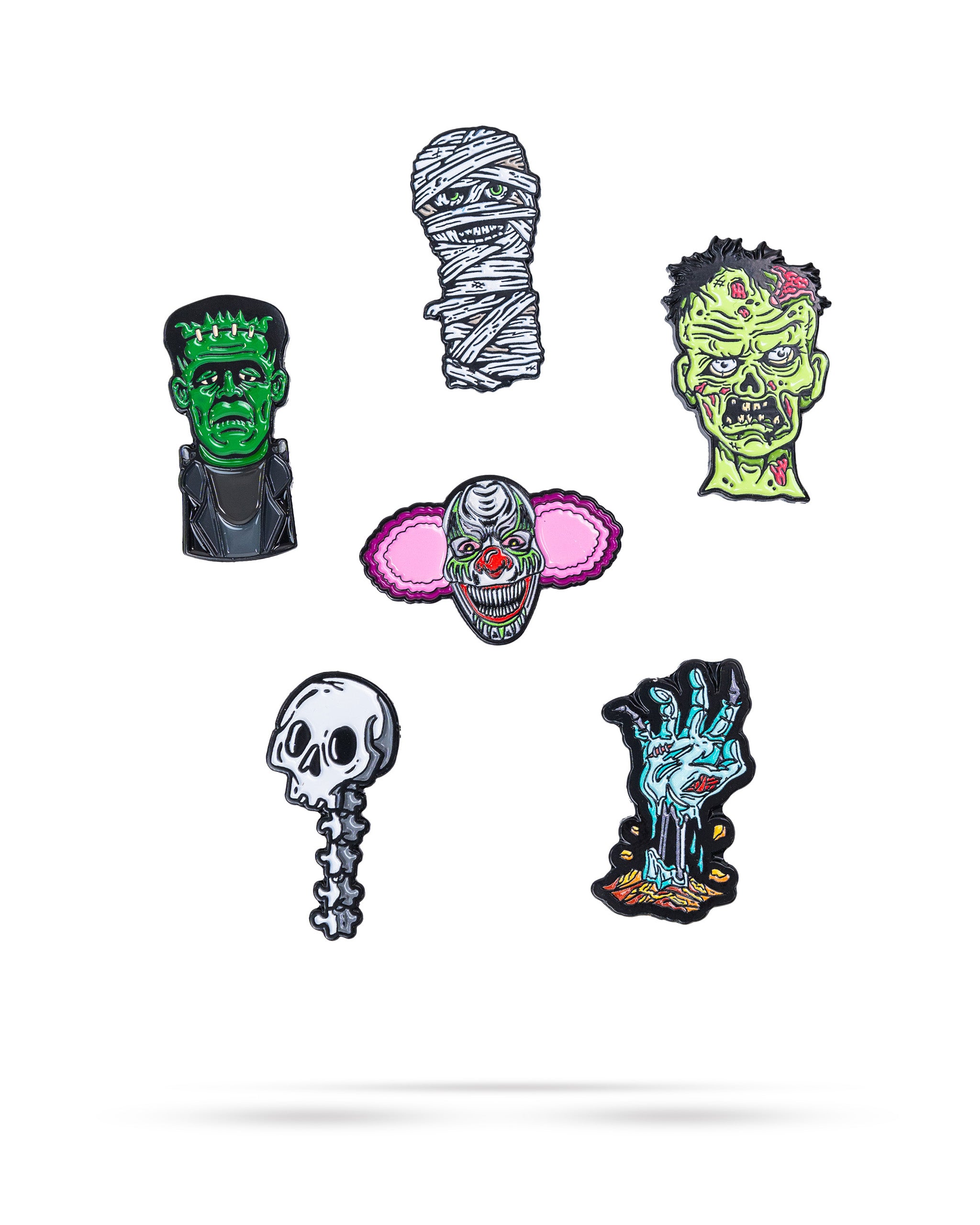 Halloween Monsters Ball Markers - 6 Pack