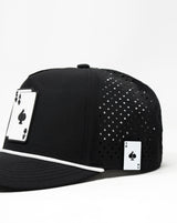 Perforated Rope Hat - AK - Black