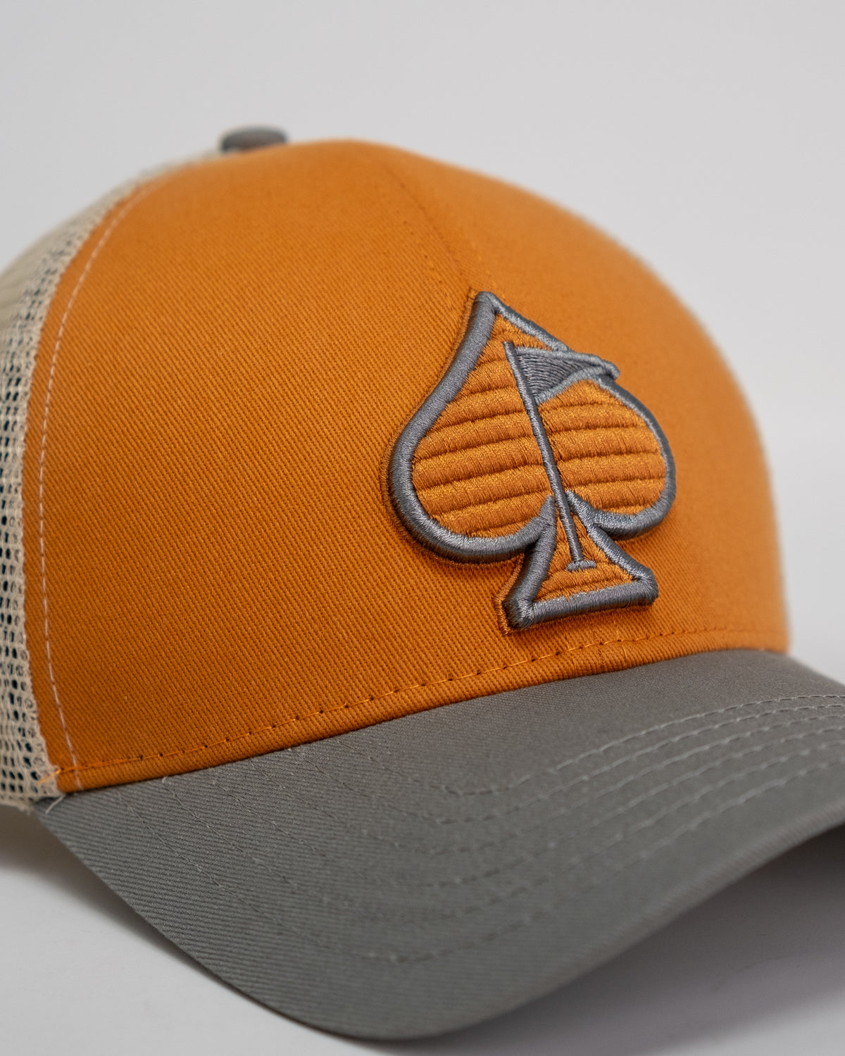 Trucker Spade Hat - Orange