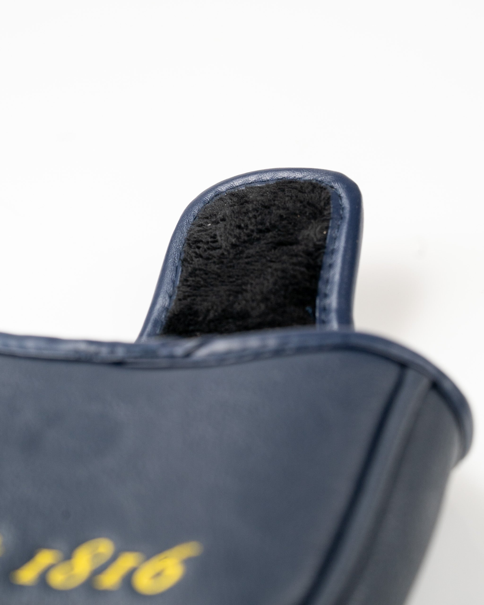 Indiana State Flag mallet putter cover featuring a soft interior lining for protection and a bold design for golfers.