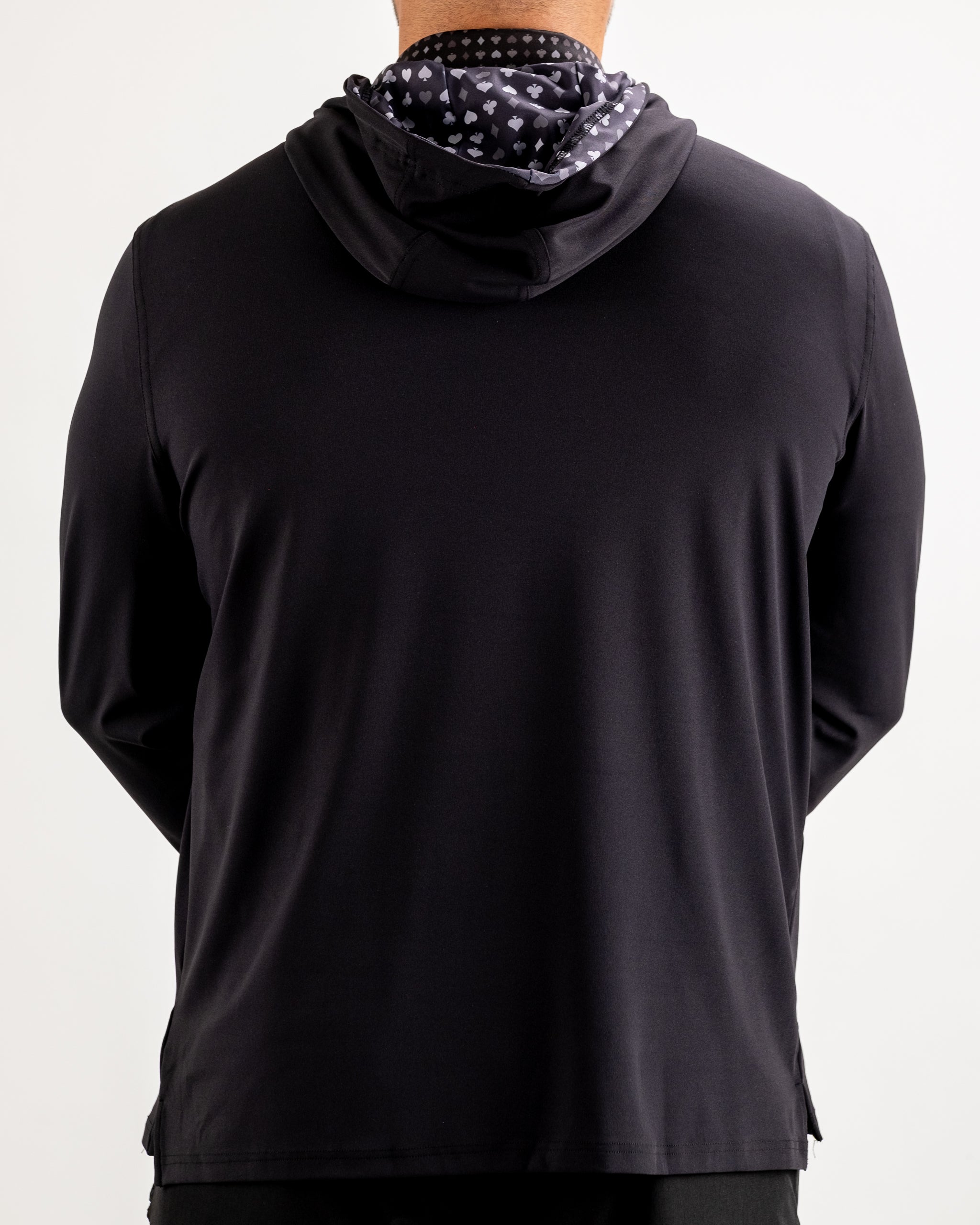 Performance Golf Hoodie - Black Flush