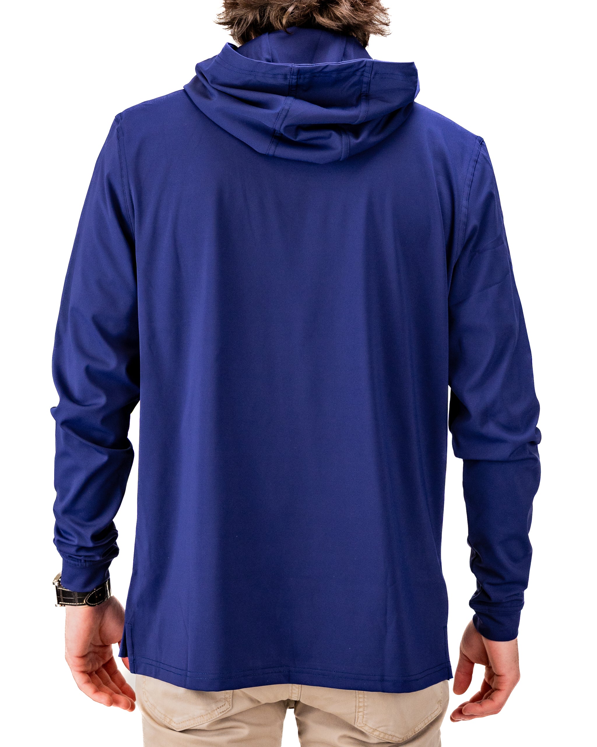 Performance Golf Hoodie - Navy | Lightweight, Breathable, 80