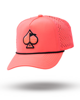 Perforated Rope Hat - Highlighter Pink