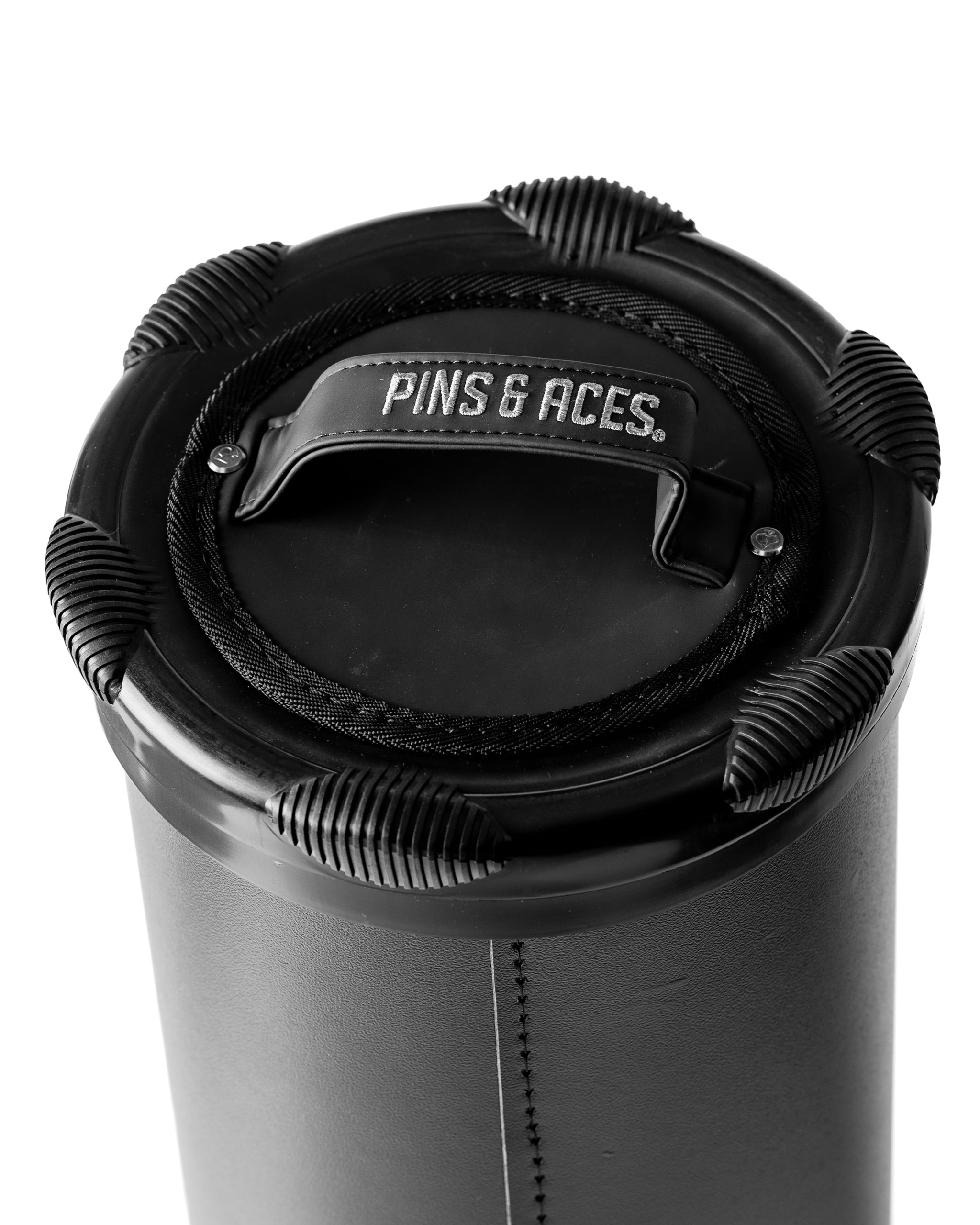 Stylish Den Caddy in Obsidian with a textured handle and durable design, perfect for organizing golf accessories.