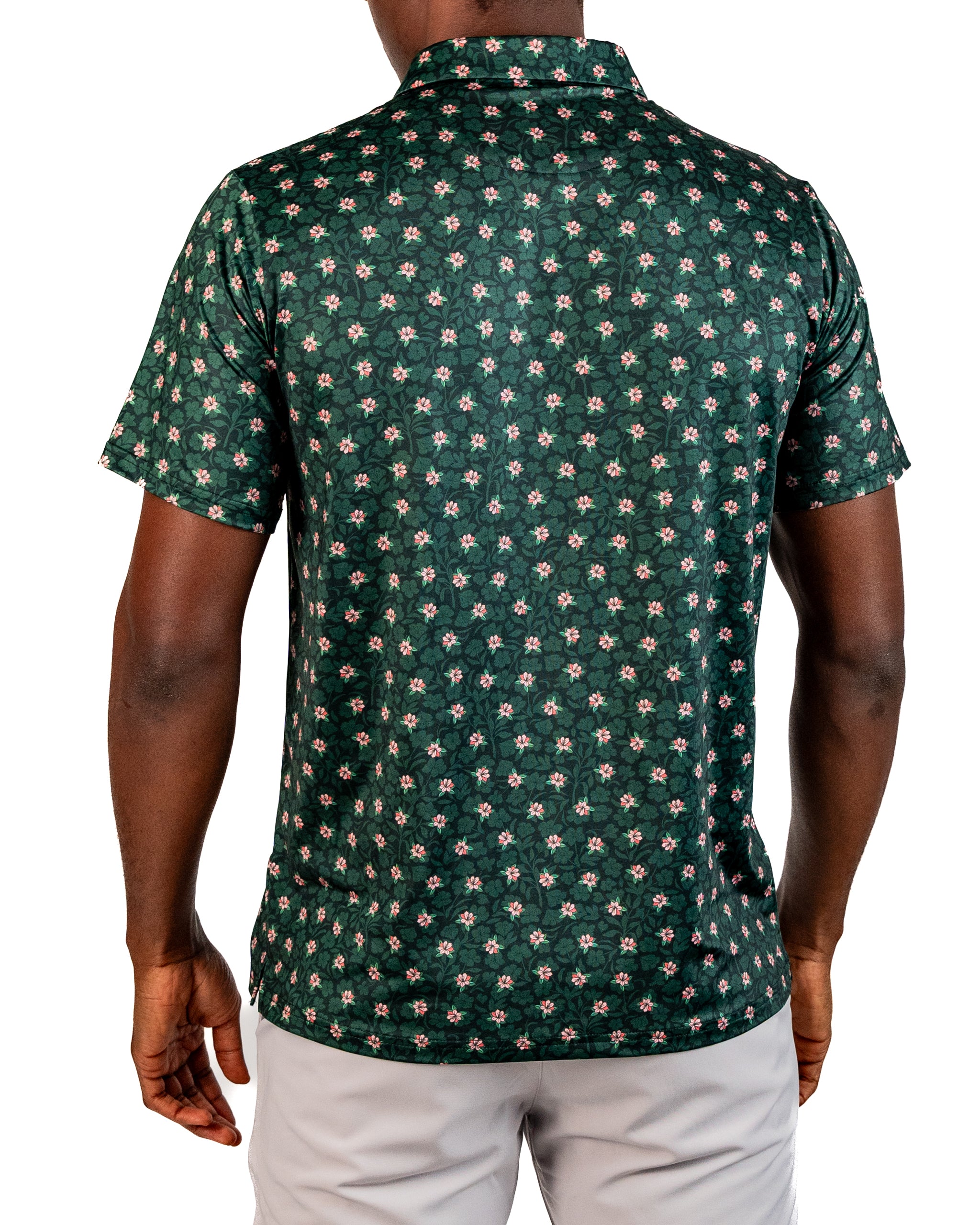 Dark Azalea Polo | Athletic Fit | SPF 45+ | Breathable & Wrinkle