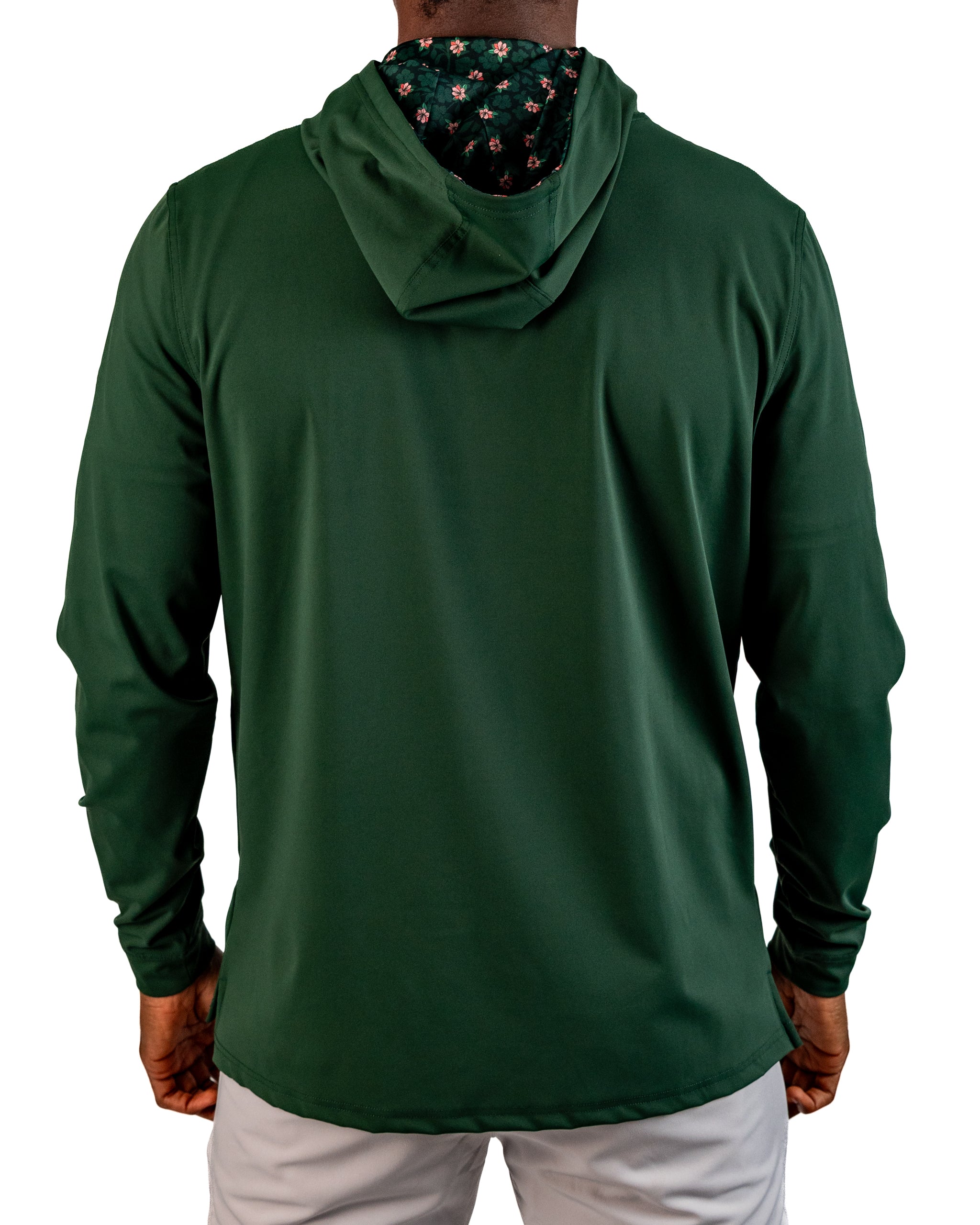 Performance Golf Hoodie - Dark Azalea | Lightweight, Stretchy