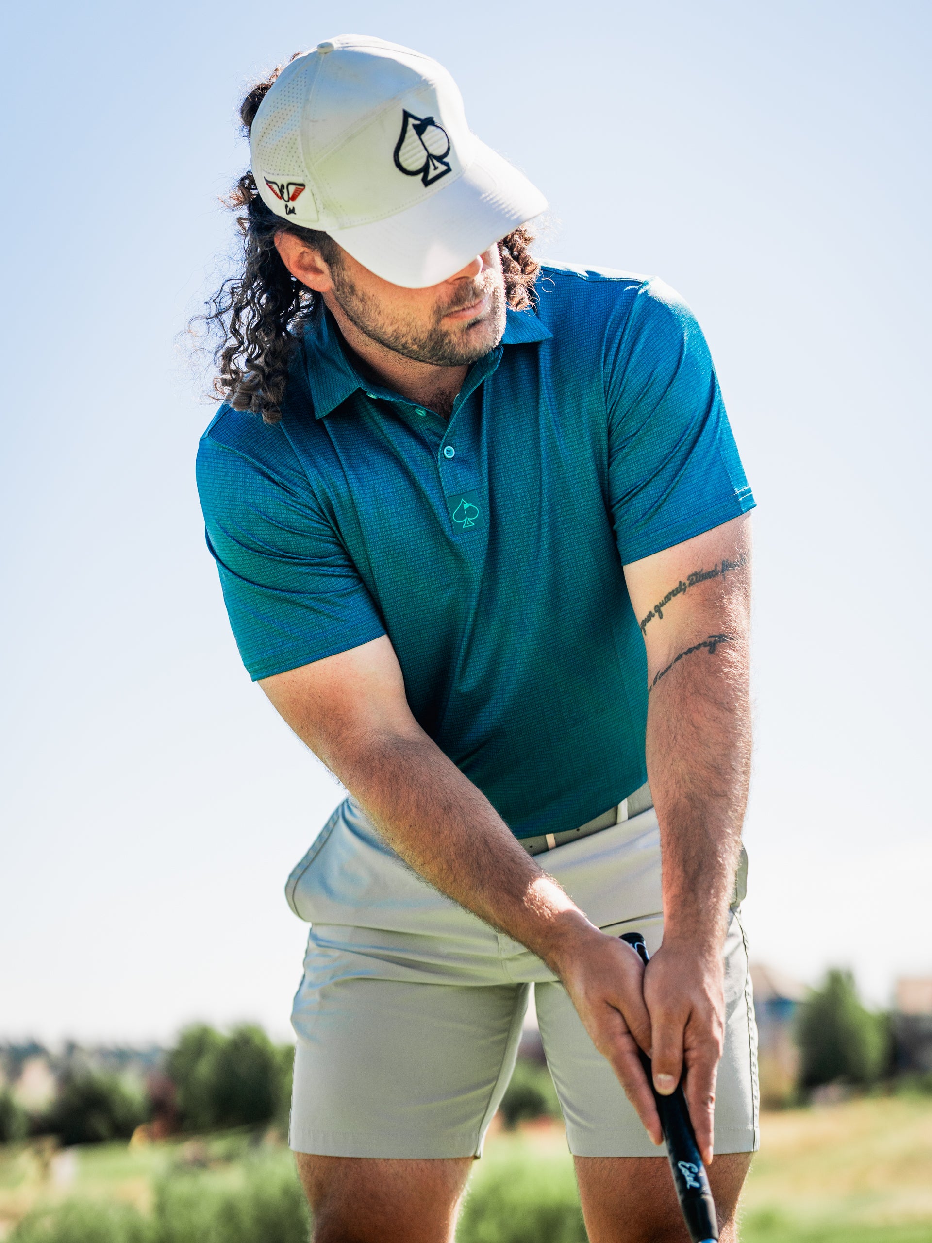 Binary Code Golf Polo | Superior Breathability | SPF 45+
