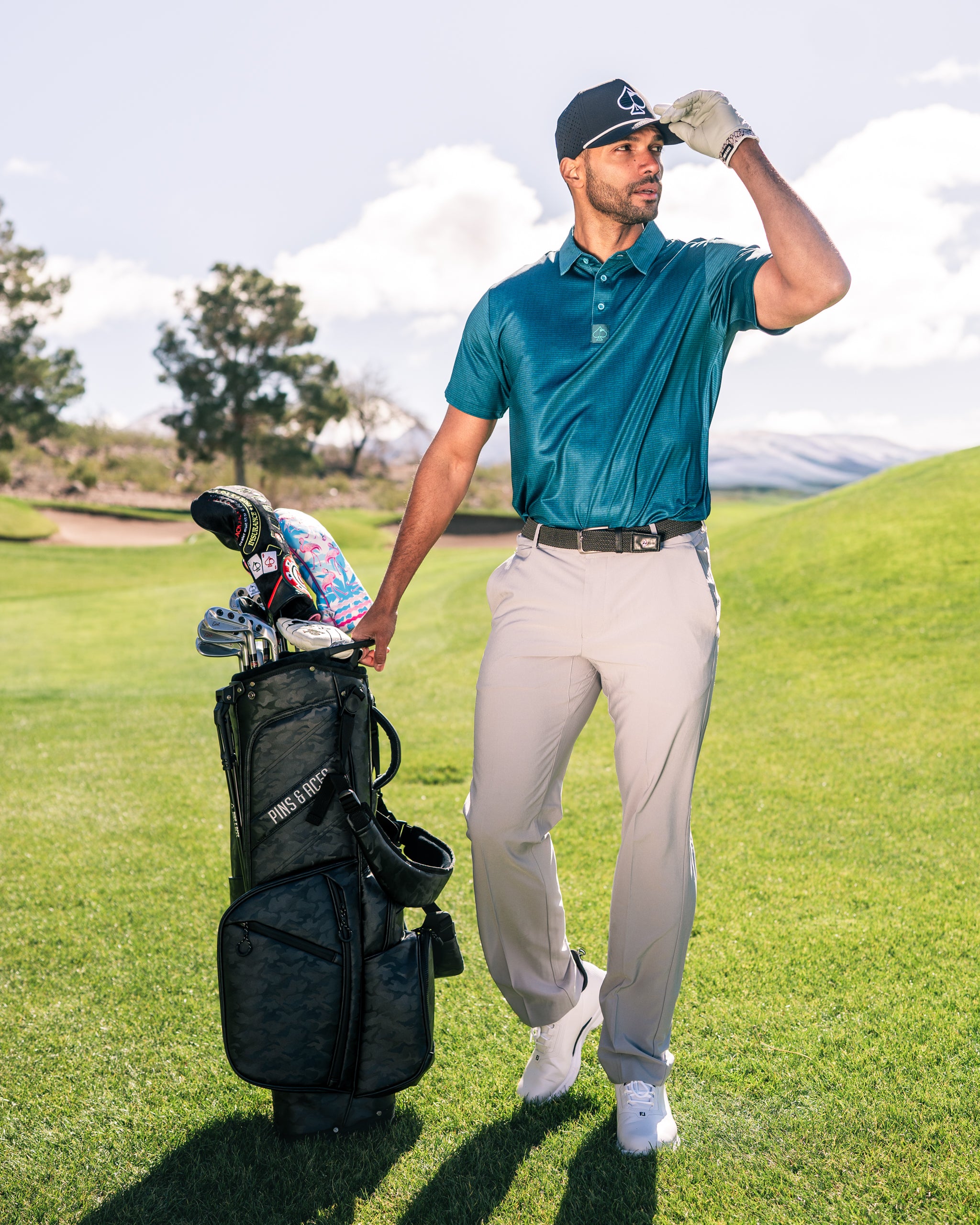 Binary Code Golf Polo | Superior Breathability | SPF 45+