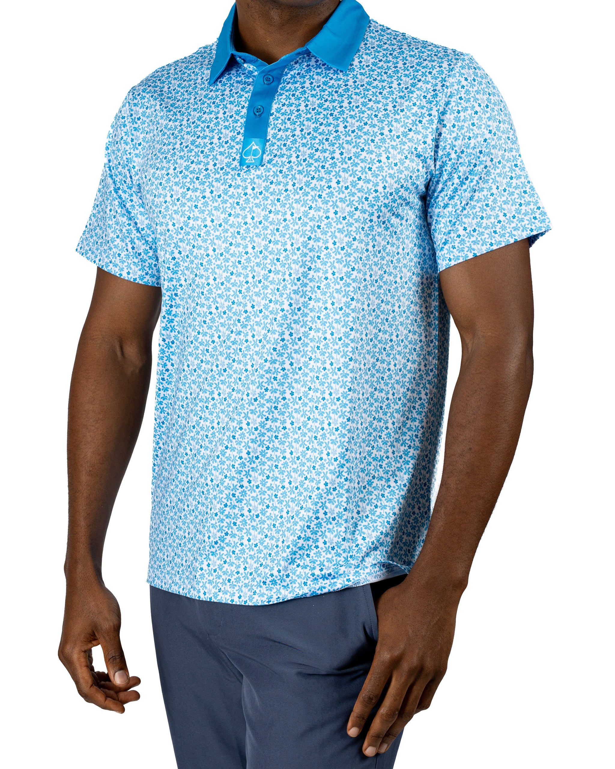 Cool Bloom Golf Polo | Breathable, SPF 45+ Fabric | Pins & Aces