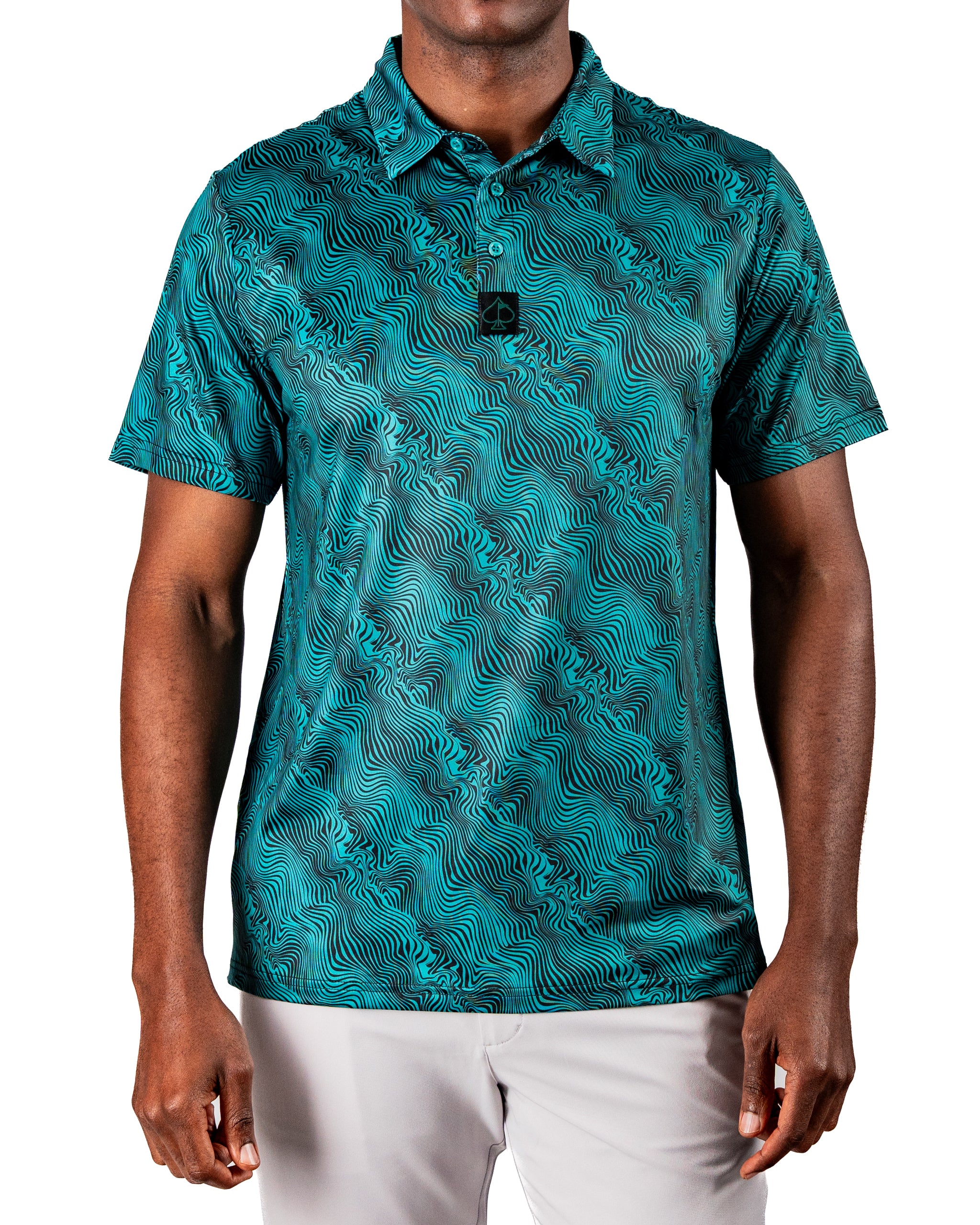 Electric Current Golf Polo | Superior Breathability | SPF 45+