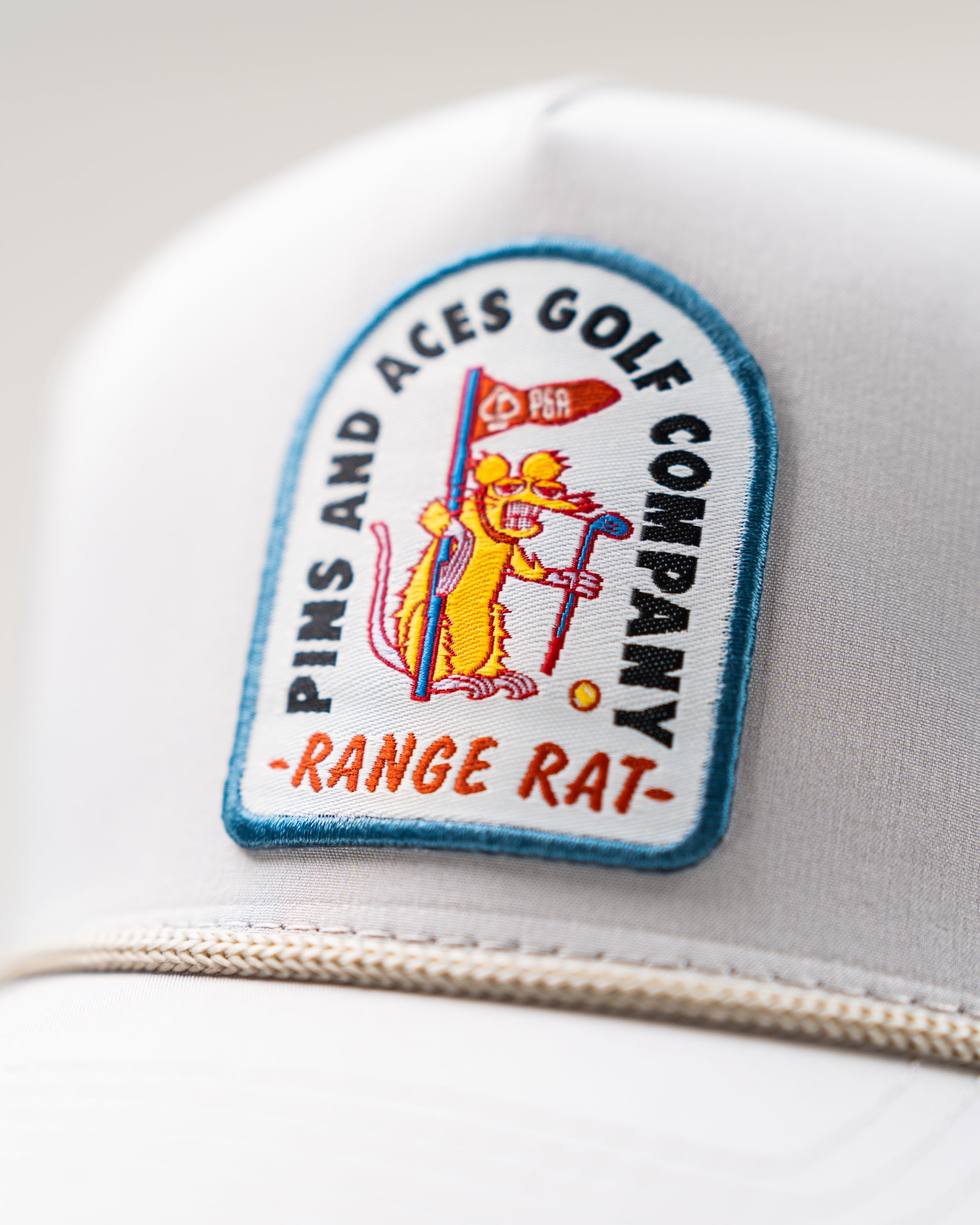 Perforated Rope Hat - Range Rat - Bone