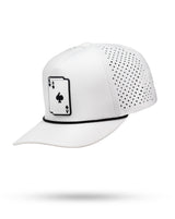 Perforated Rope Hat - AK - White