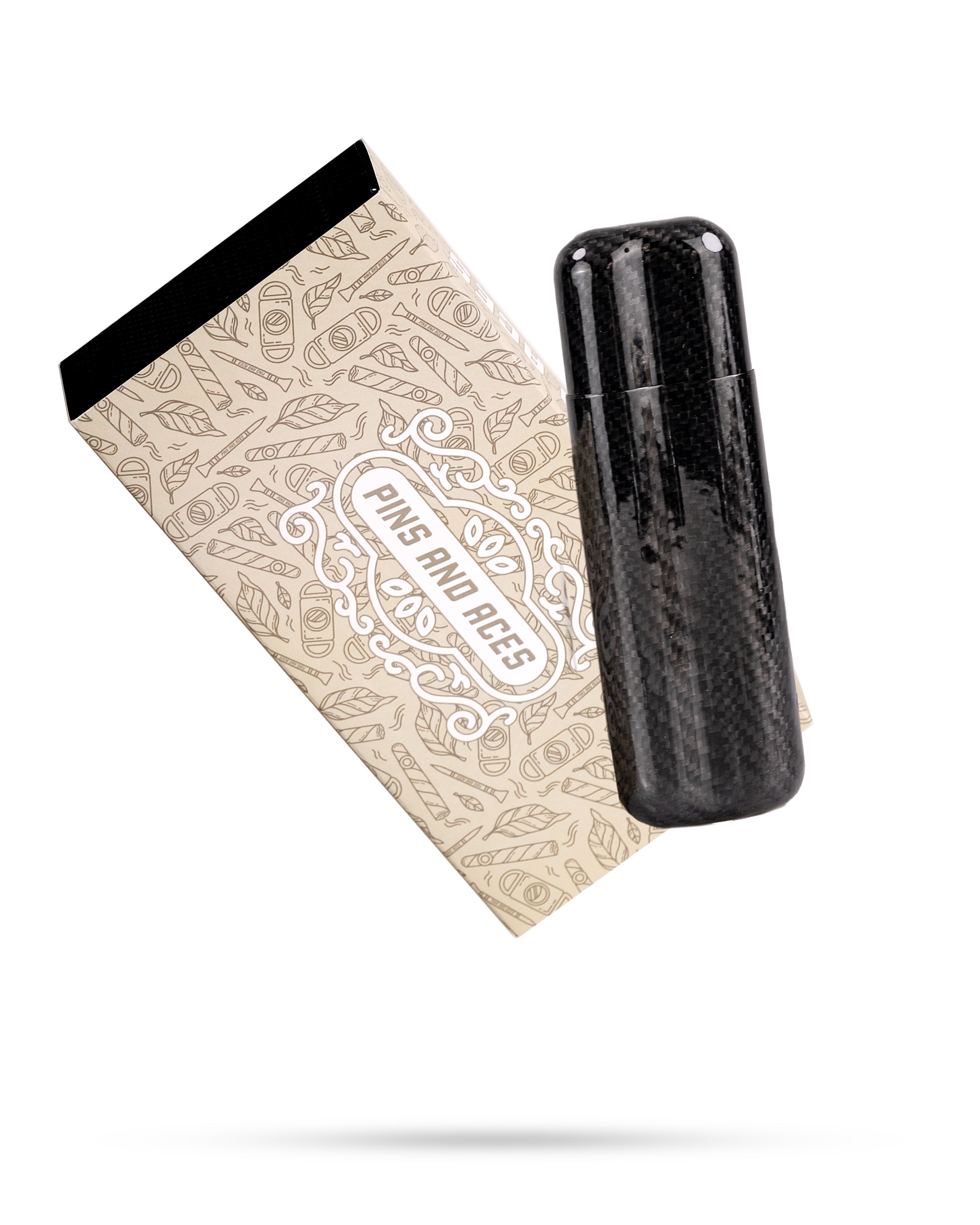 Premium Carbon Fiber Cigar Case - 2 Slot | Durable Travel Cigar