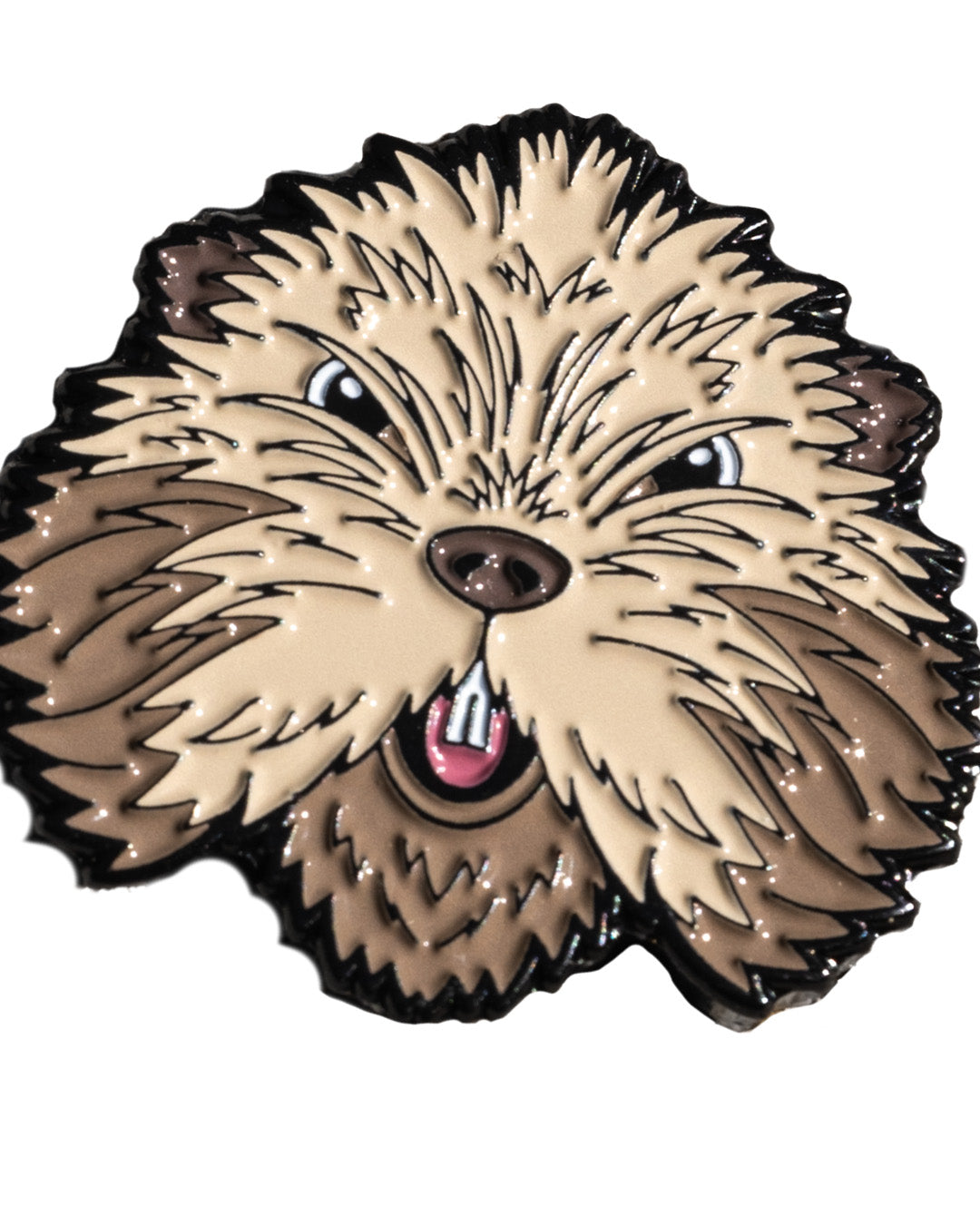 Gopher 2.0 ball marker featuring a playful gopher face design, perfect for adding personality to your golf game.