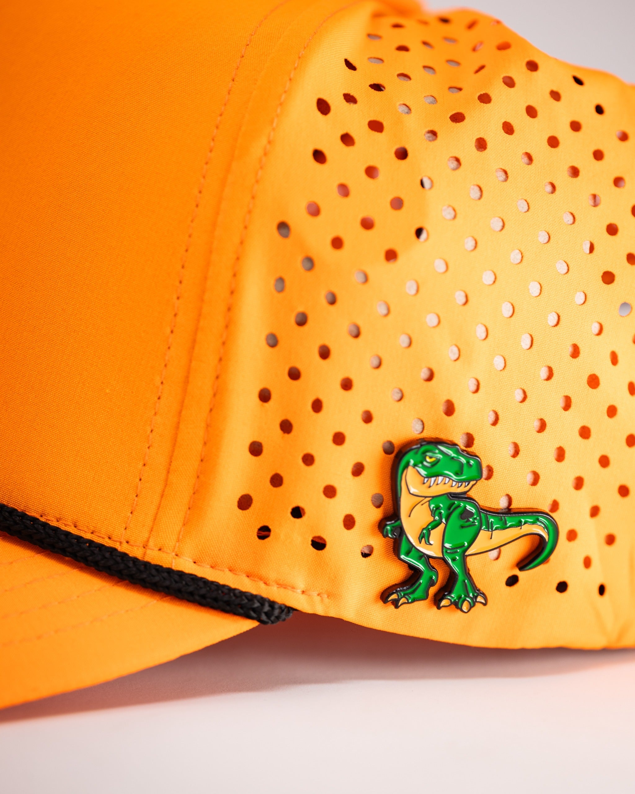 Perforated Rope Hat - Highlighter Orange by Pins & Aces