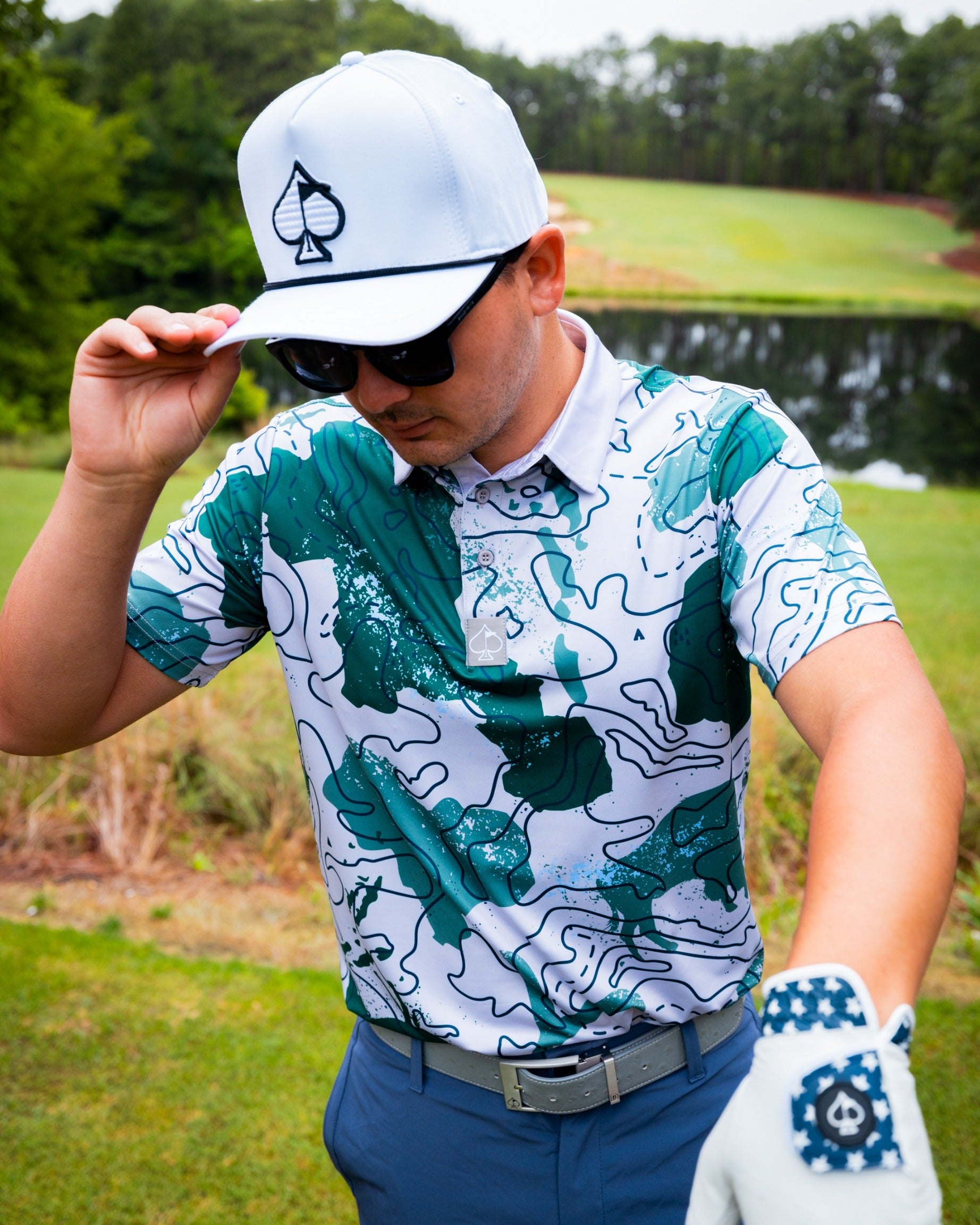 Yellowstone Topo Golf Polo | Superior Breathability | SPF 45+