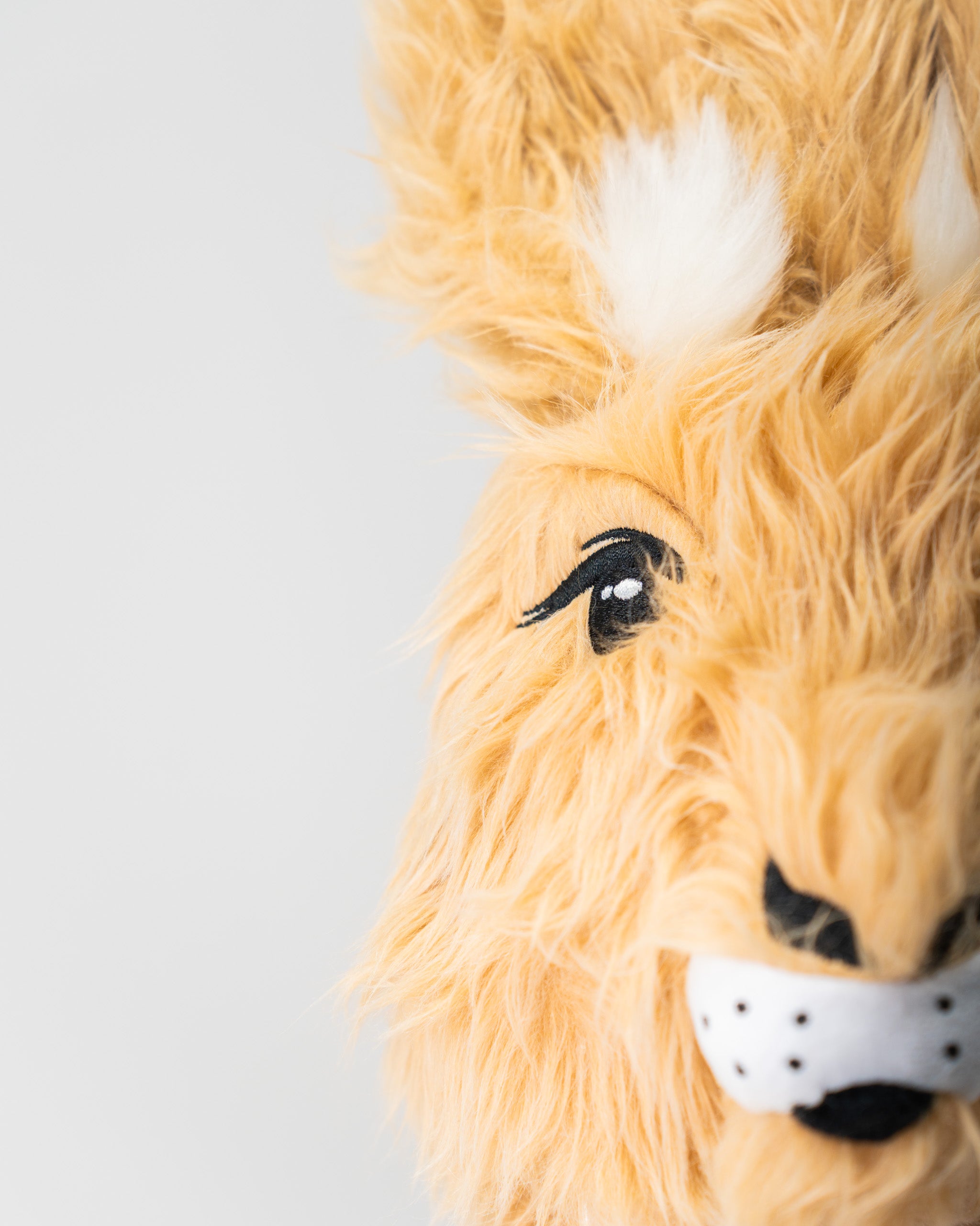 Kangaroo driver cover featuring a playful design with soft, fluffy texture and detailed facial features for golfers.