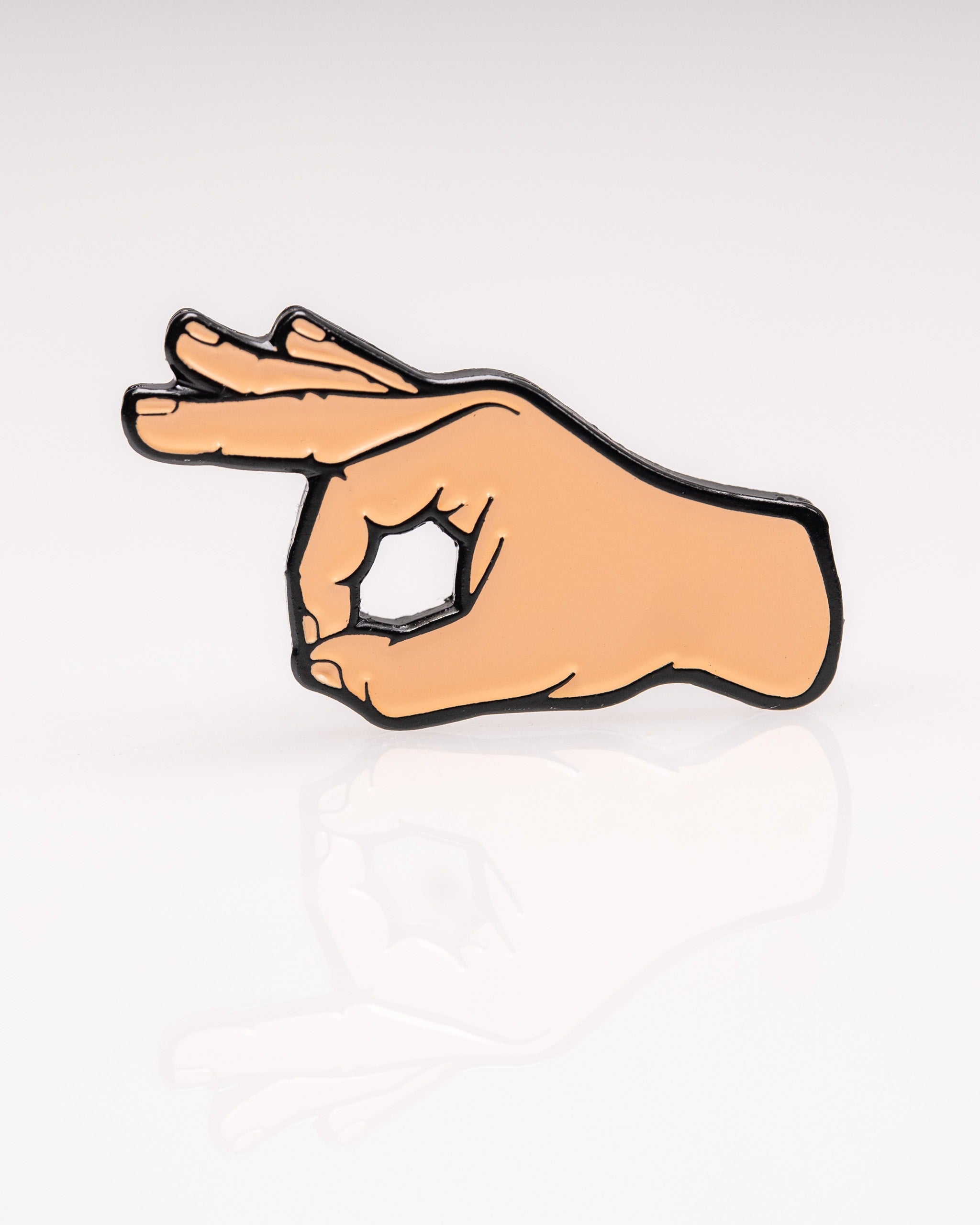 OK Hand Ball Marker featuring a stylized hand making the OK gesture, perfect for marking your golf ball on the course.