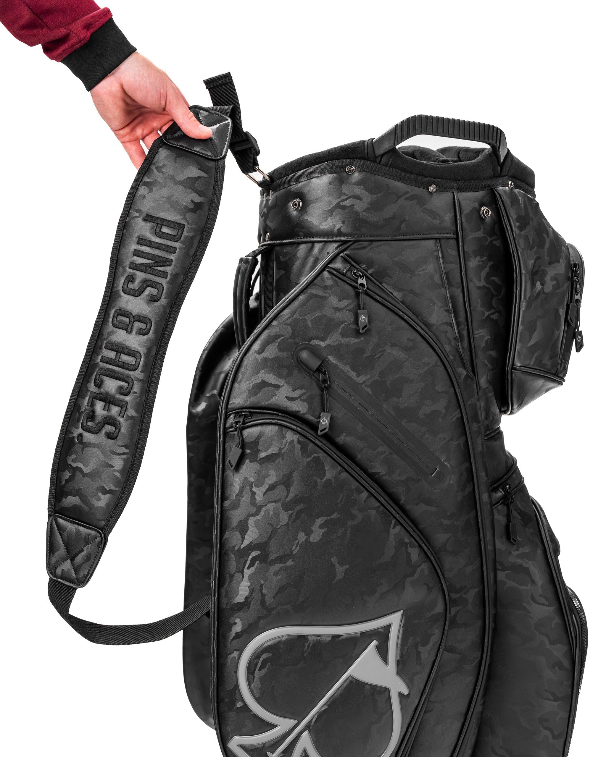 Player Preferred™ Cart Bag - Black Camo | 15-Way Dividers