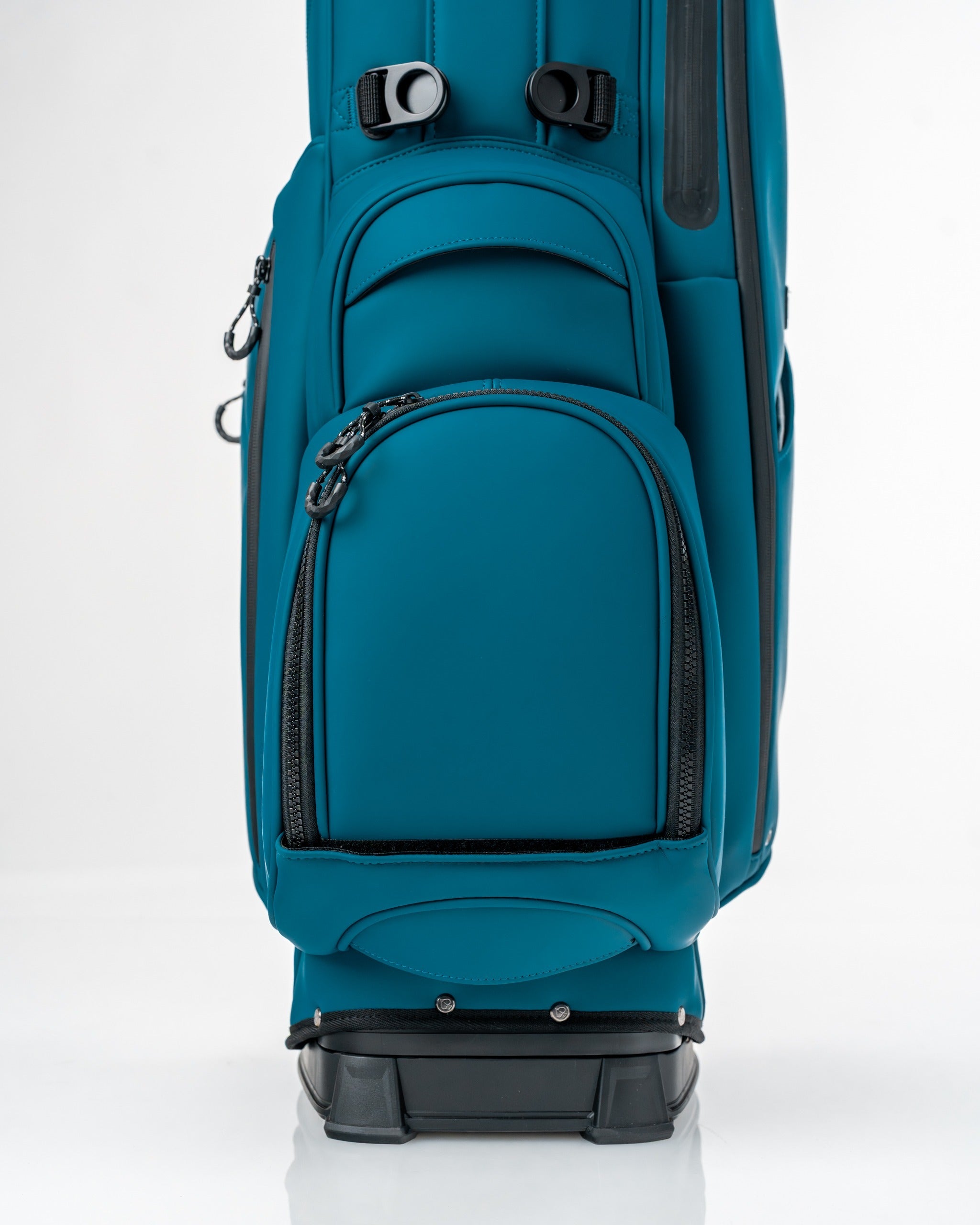 Player Preferred Golf Bag in Sea Strike color featuring multiple zippered pockets and a sleek design for golfers.