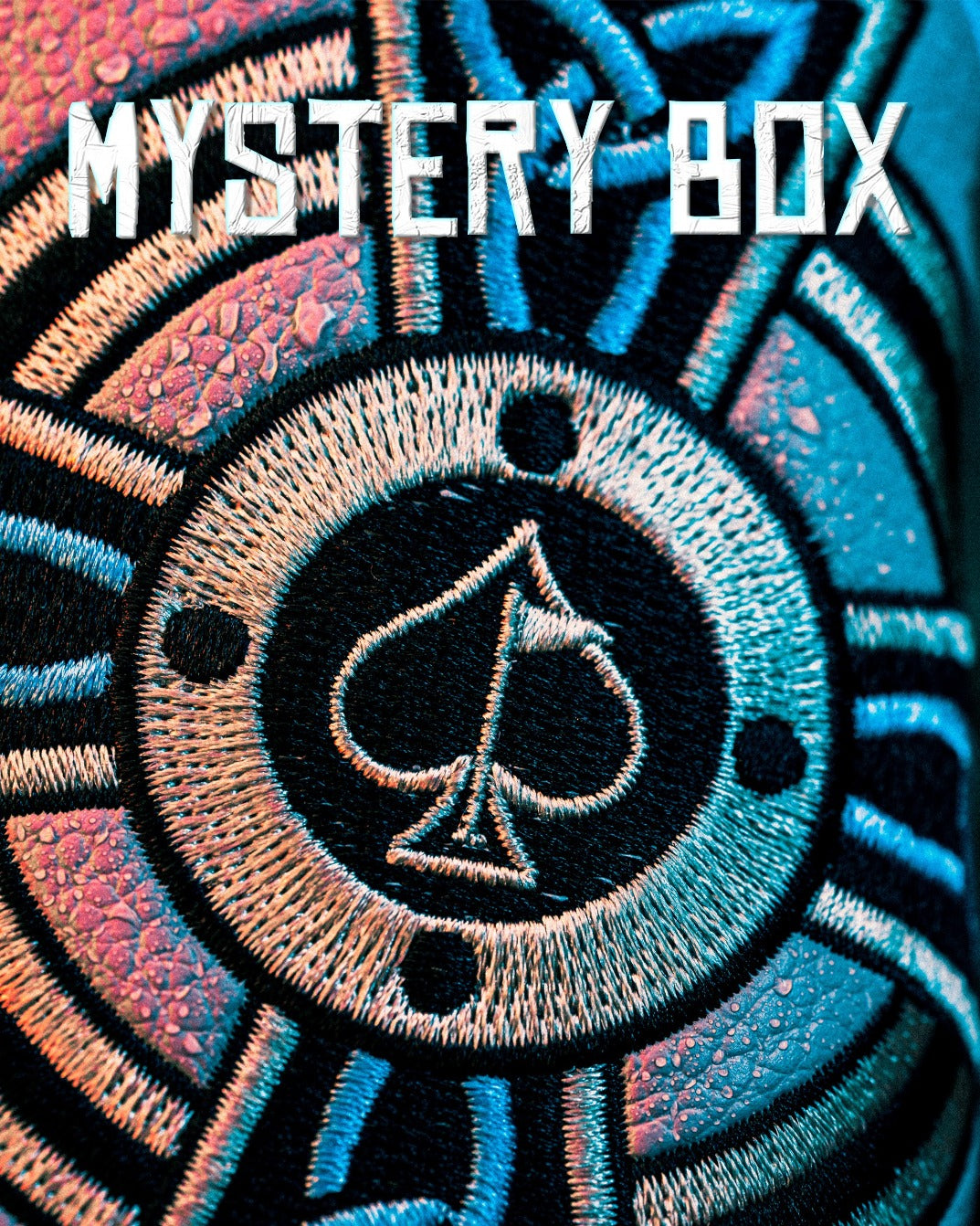 Close-up of a textured design featuring a spade symbol, highlighting the Black Friday 2025 Mystery Box for golfers.