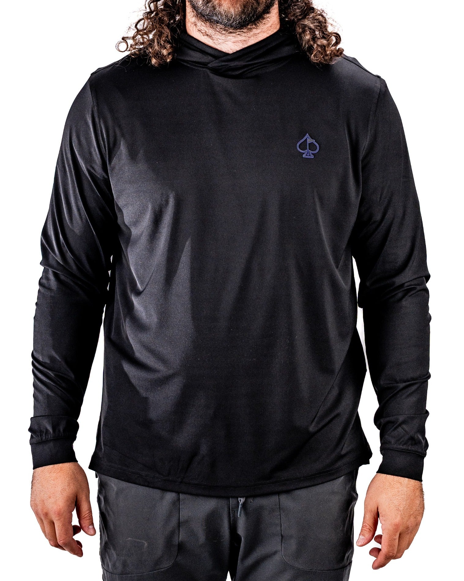 Performance Golf Hoodie - Poker | Lightweight, Breathable | 80