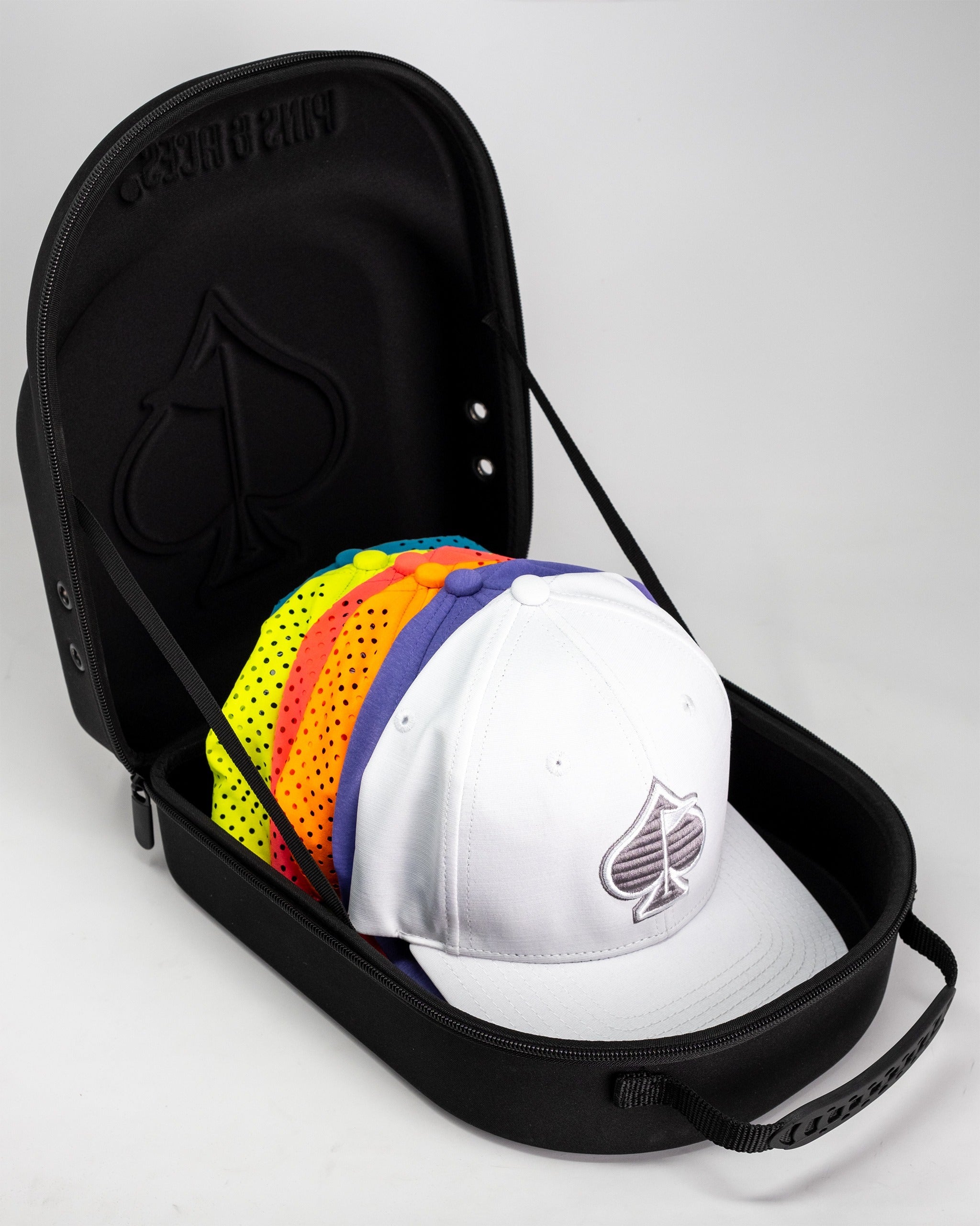 Pins & Aces Hat Caddie - Black - Carry Your Swag in Style