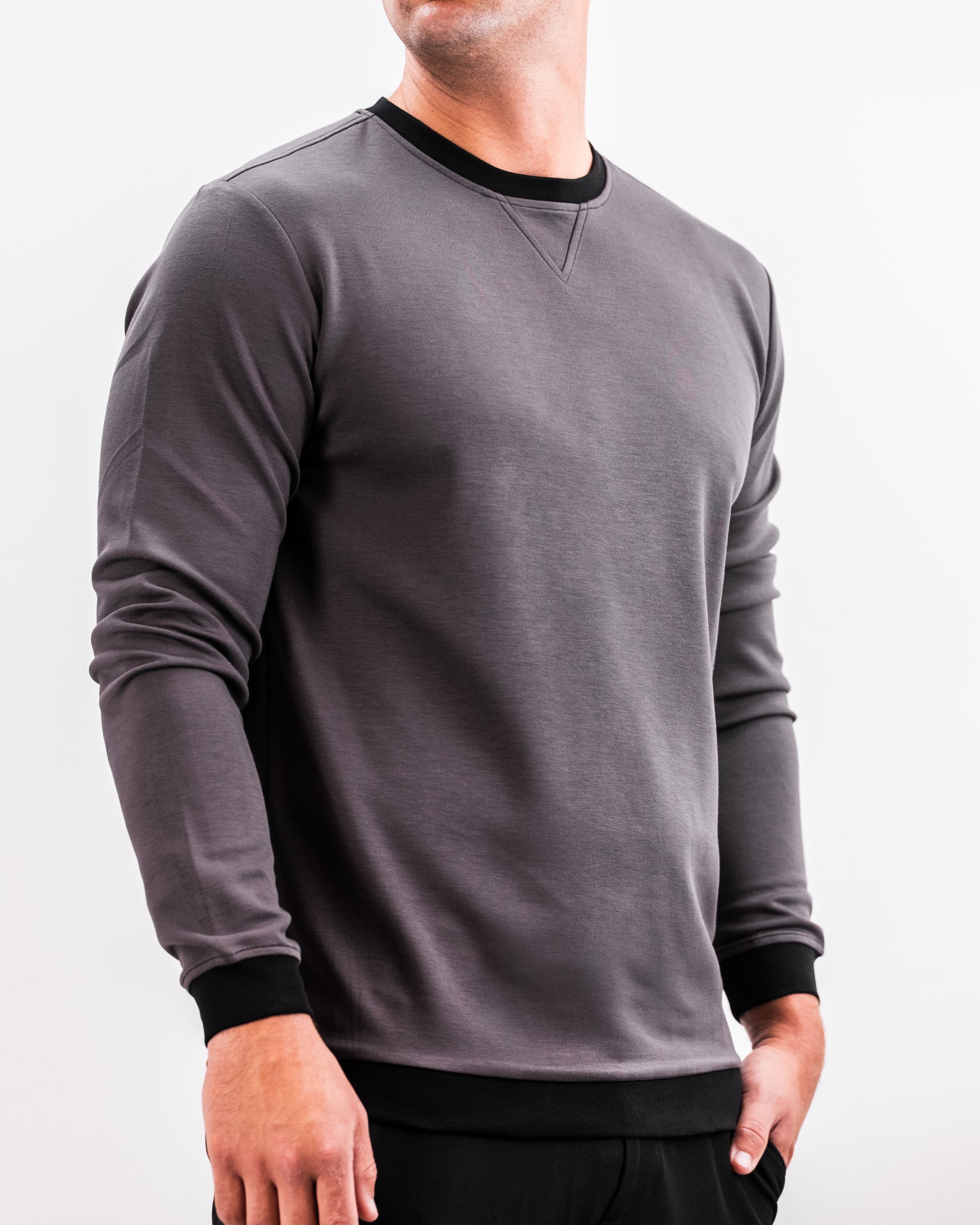 メンズウェア GOOLD GOLF ROCKERS CREW NECK SET GRAY XL Player Preferred™ Crewneck - Slate Grey | Ultra-Soft Performance