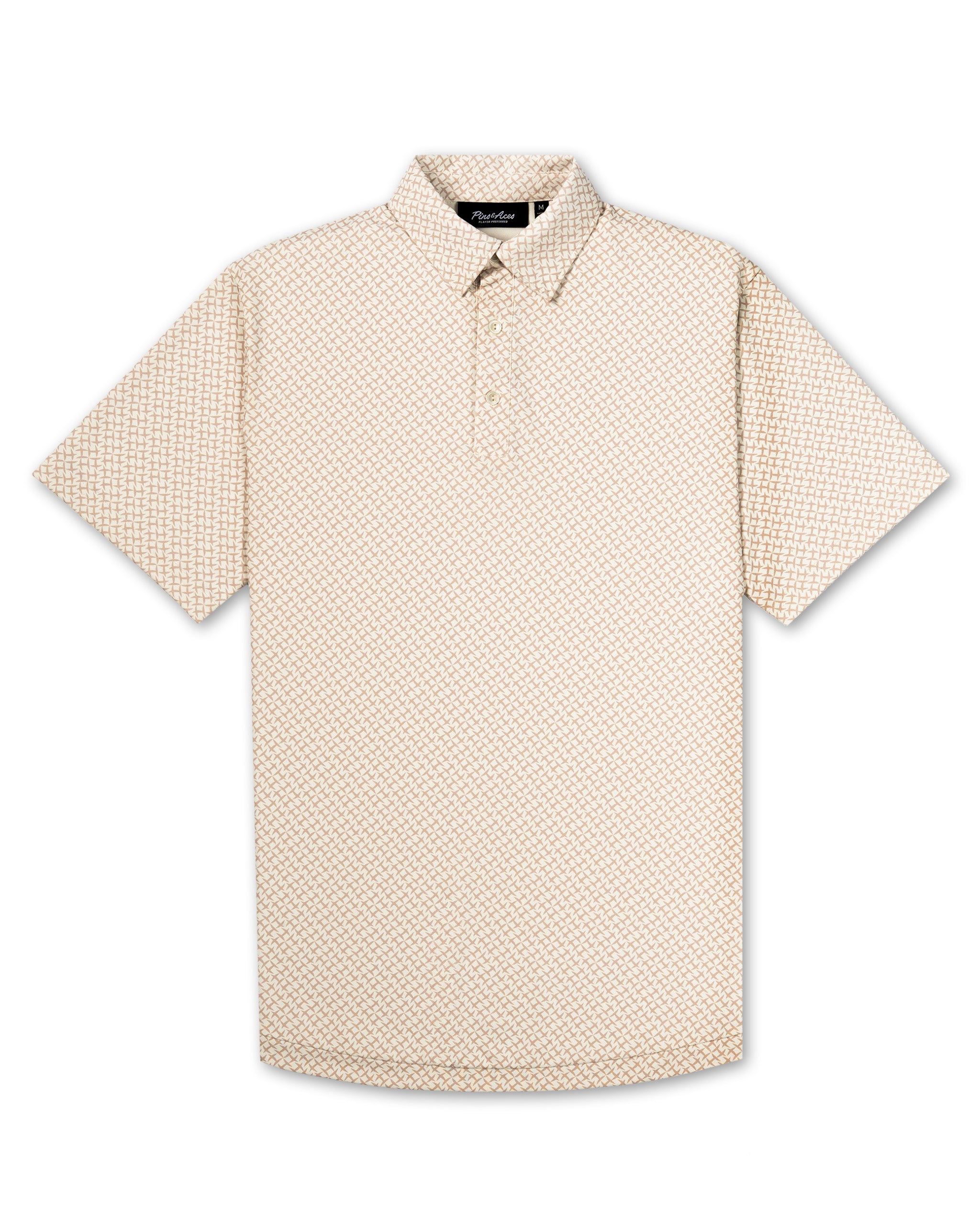 Pins & Aces Crosshatch Polo | Bold Golf Apparel | Athletic Fit