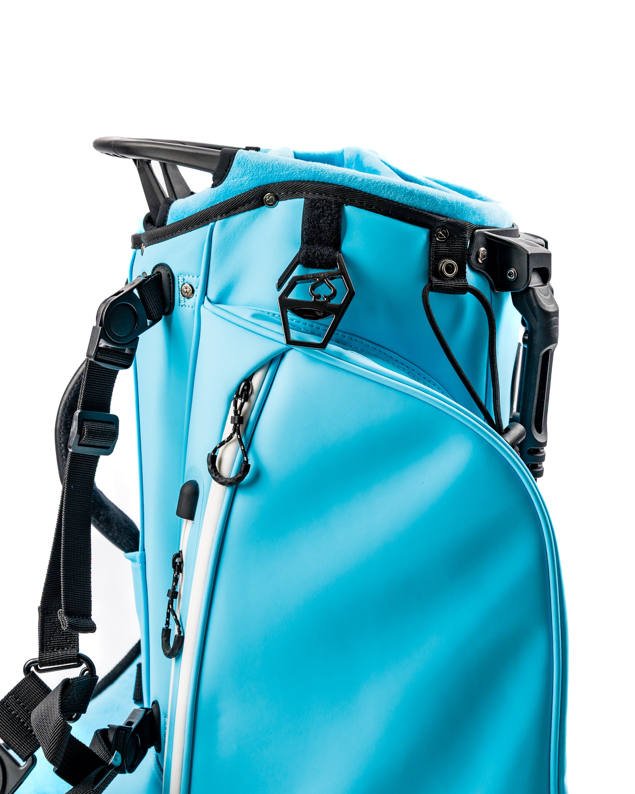 Player Preferred Golf Bag in Glacier blue, featuring a sleek design, adjustable straps, and multiple pockets for storage.