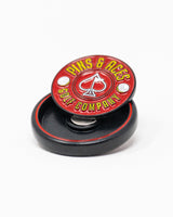 Pop Out Medallion Ball Marker - Red