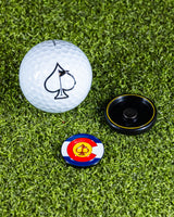 Pop Out Medallion Ball Marker - Colorado