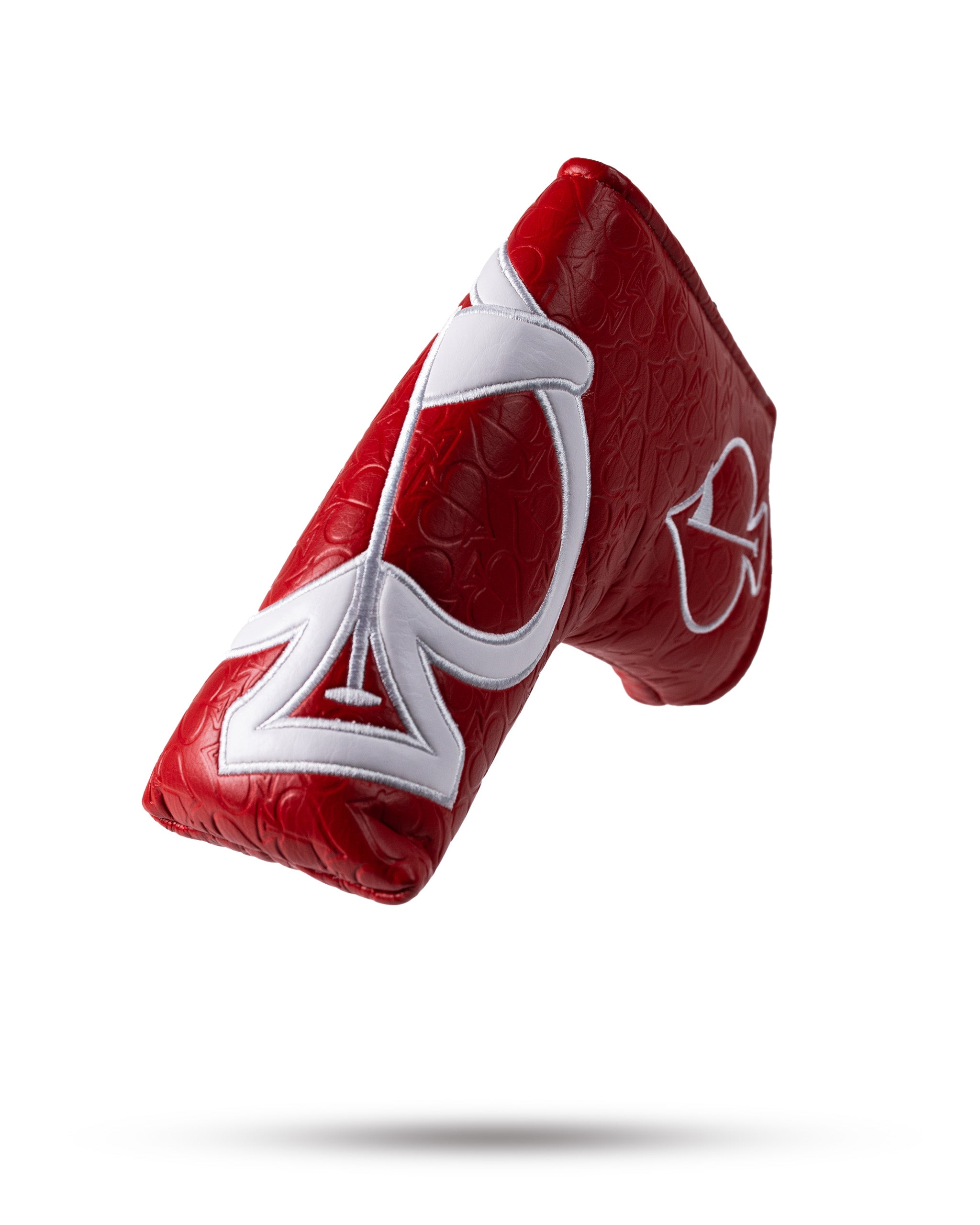 Embossed Spade Blade Putter Cover - Red