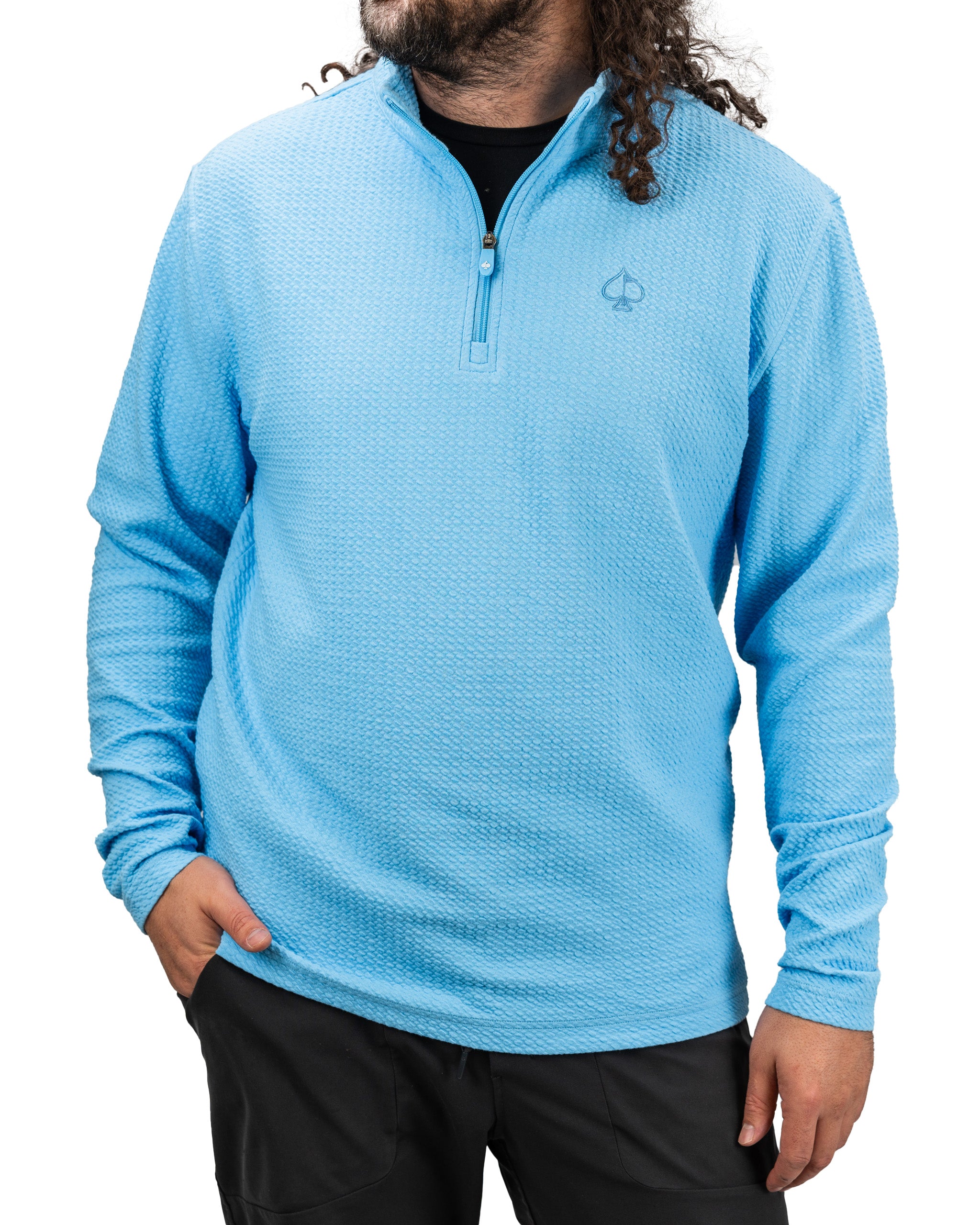 Player Preferred™ Waffle Knit Pullover - Blue Steel