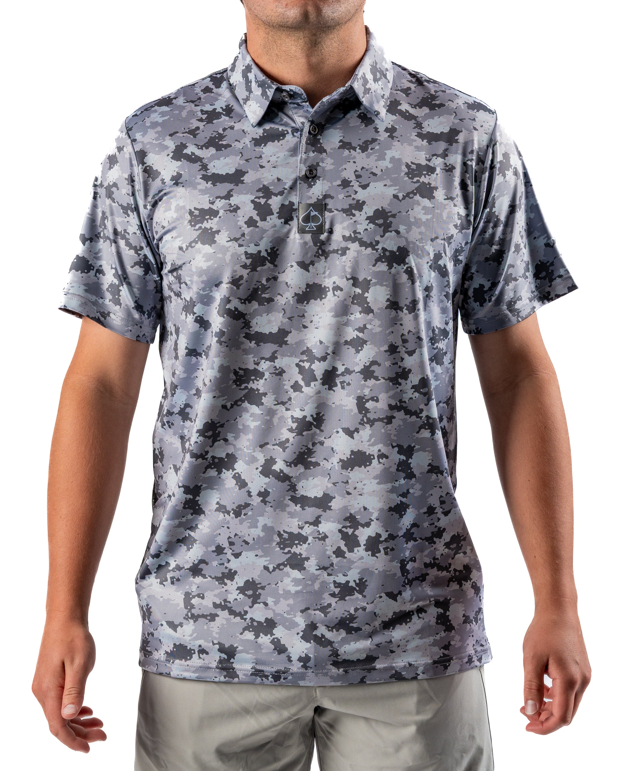 Pins & Aces Arctic Ops Polo | Bold Golf Apparel | Athletic Fit