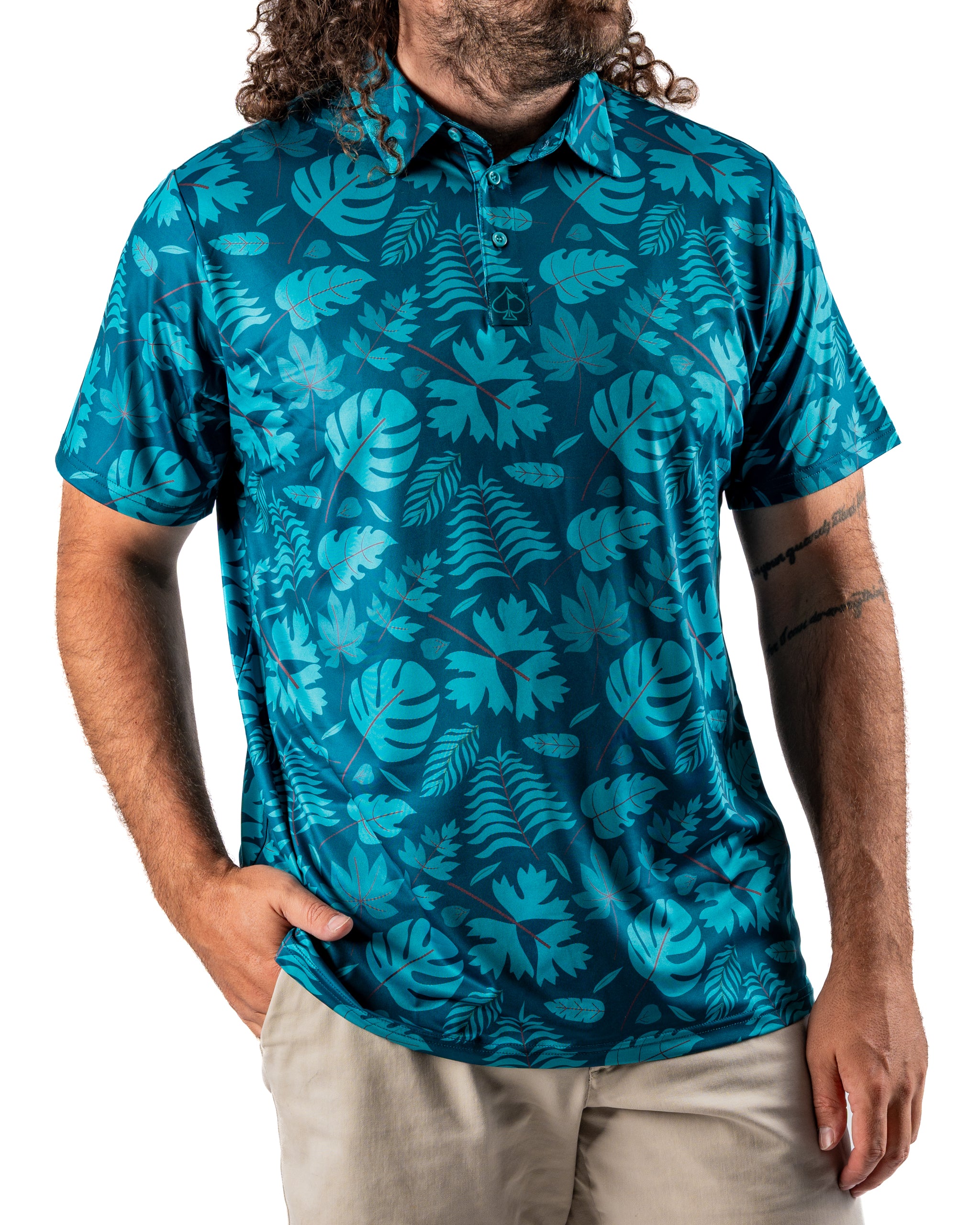 Cabana Nights Golf Polo | Superior Breathability | SPF 45+