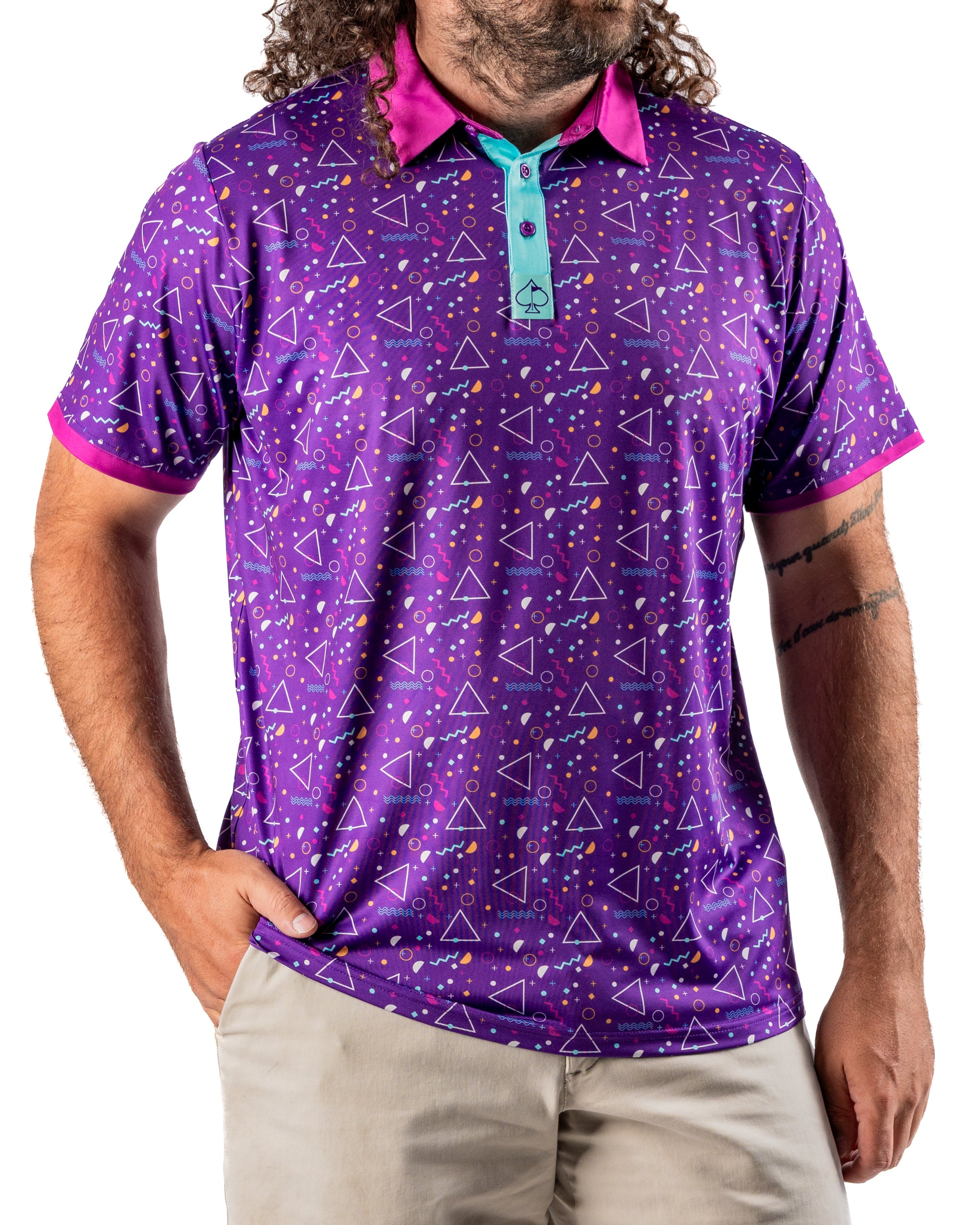 CLUBHAUS “8th Anniversary” Polo - Sumi Eighties Arcade