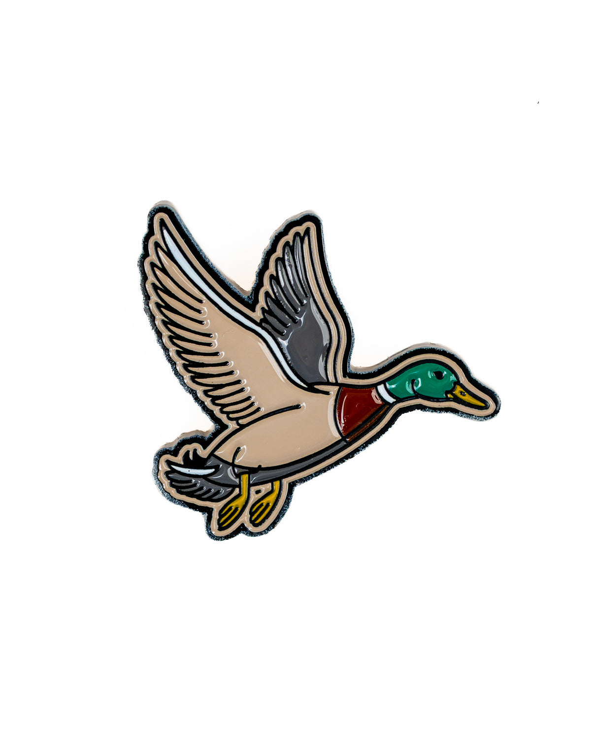 Perforated rope hat featuring a mallard duck design, perfect for stylish golfers seeking unique accessories.