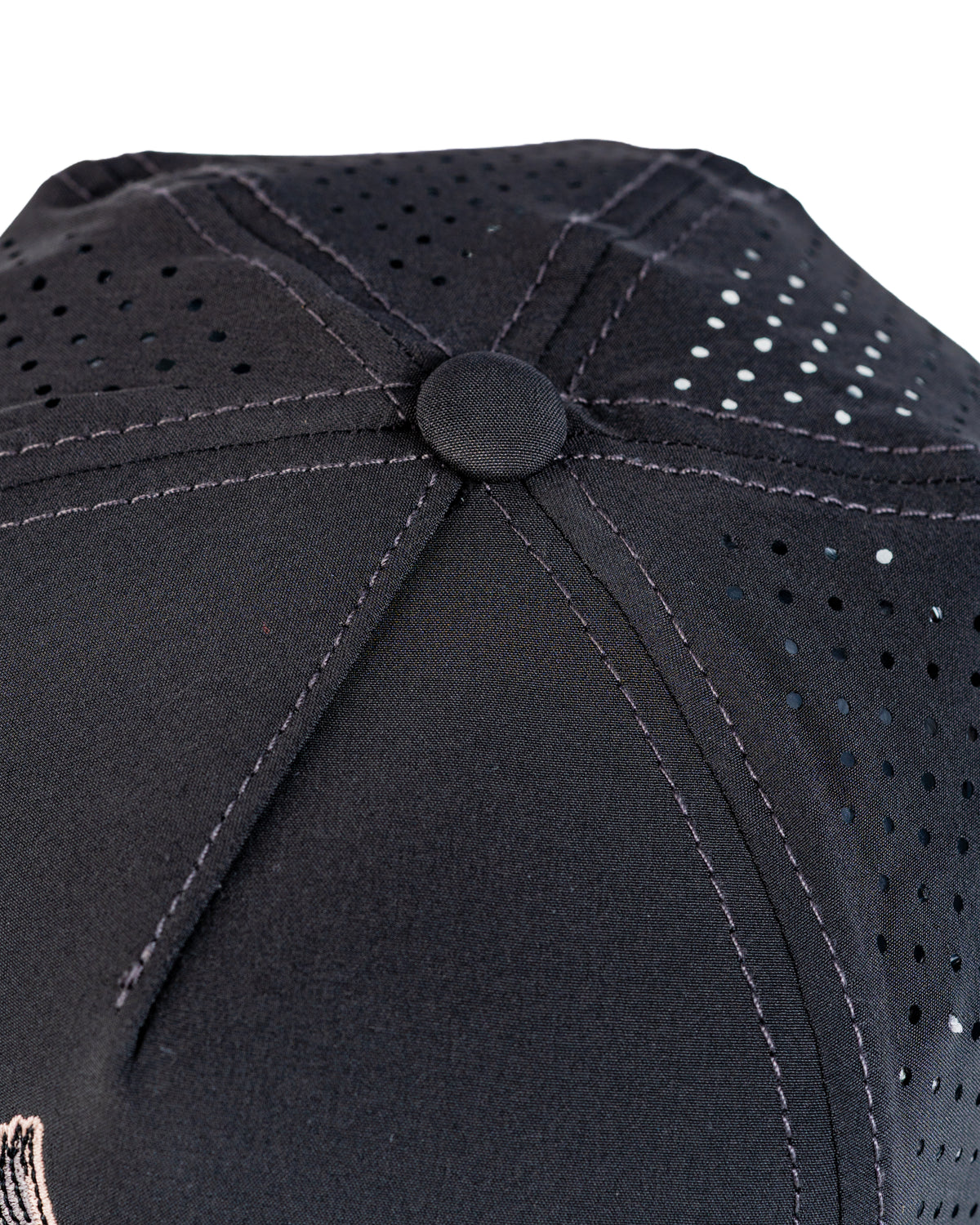 Perforated Rope Hat in Mallard features a stylish design with ventilation holes for breathability and comfort.