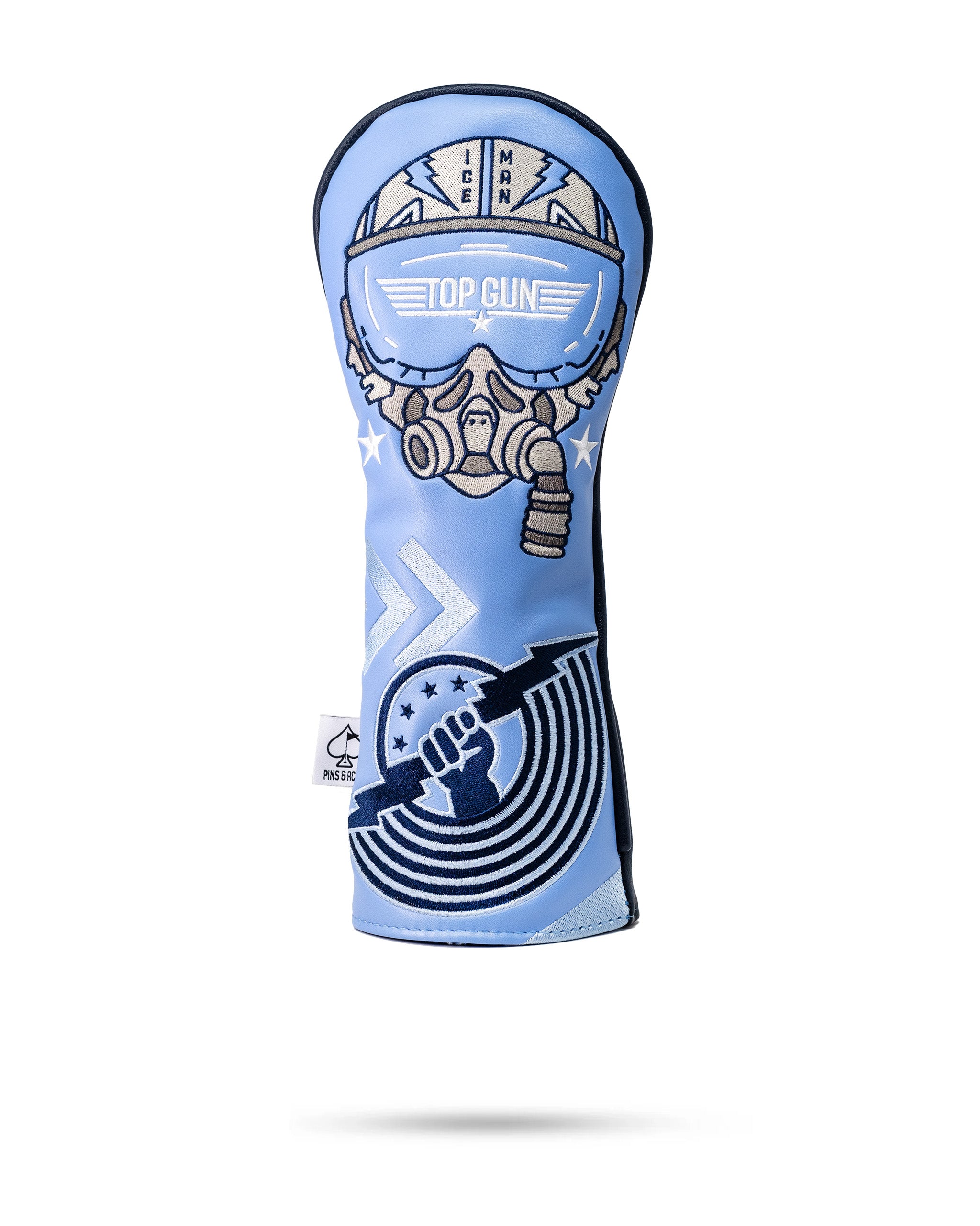 Top Gun - Ice Man Fairway Headcover | Stealth-Black Fabric | Star