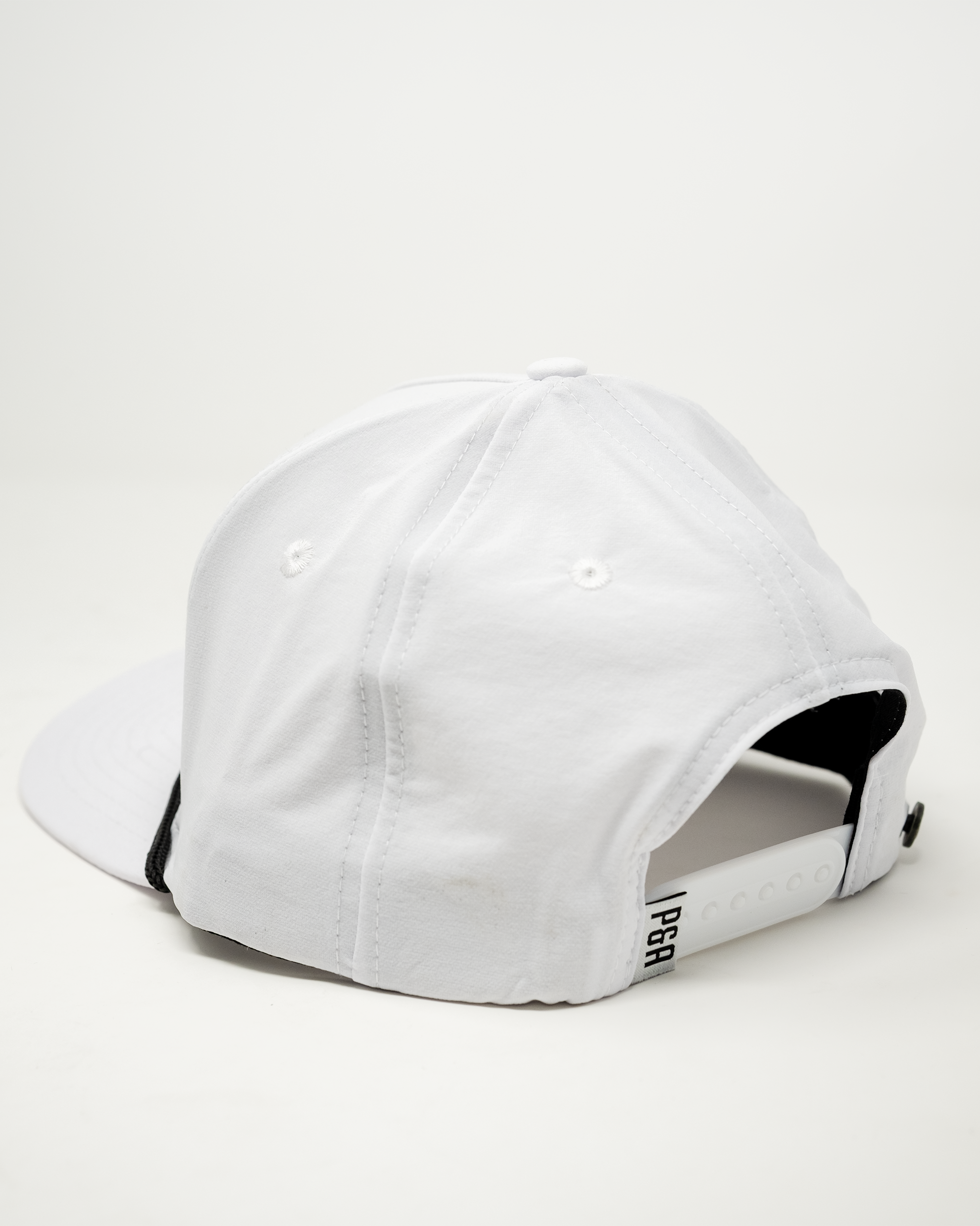 Transfusion White Snapback Rope Hat