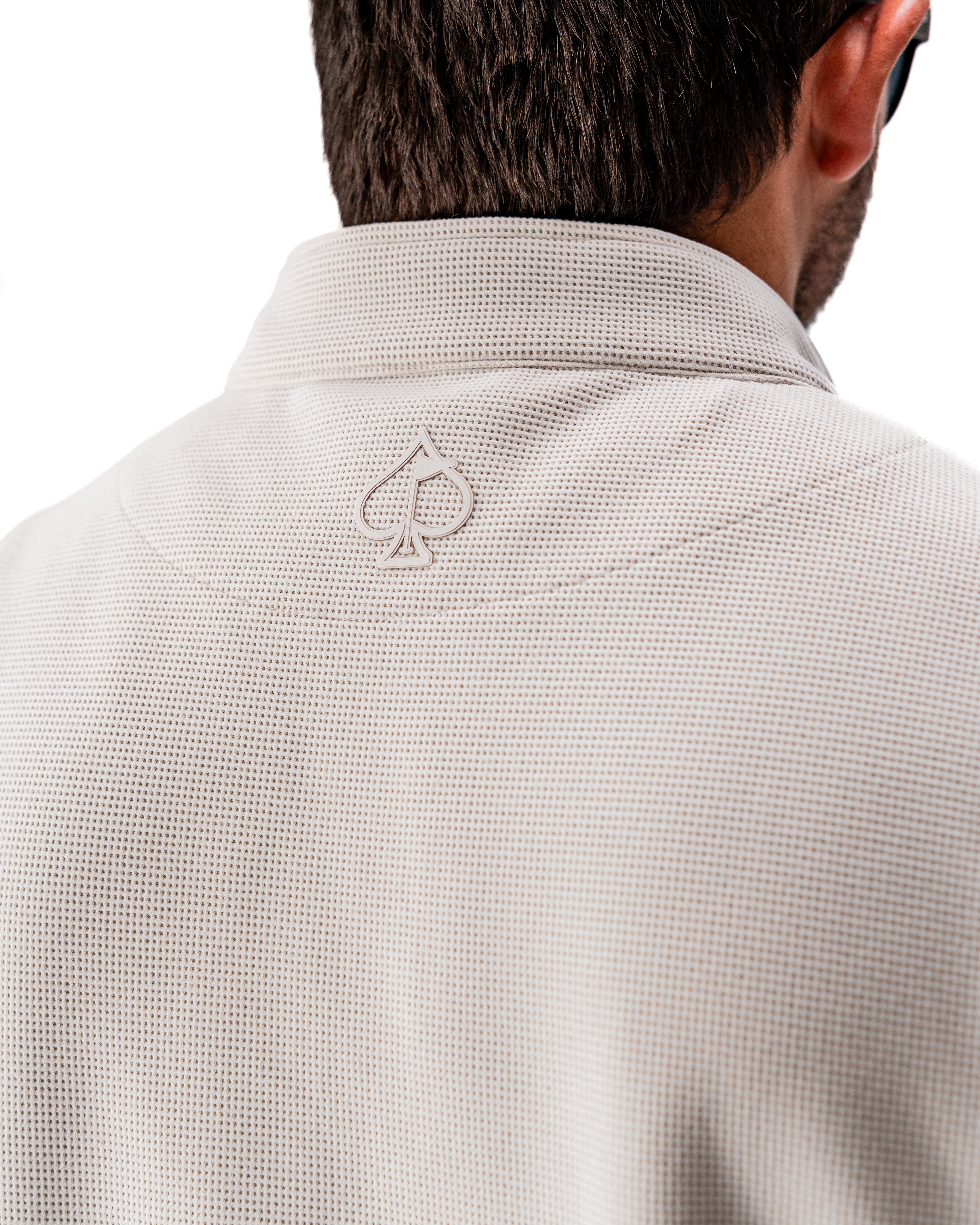 Player Preferred™ Waffle Grid Pullover - Ivory