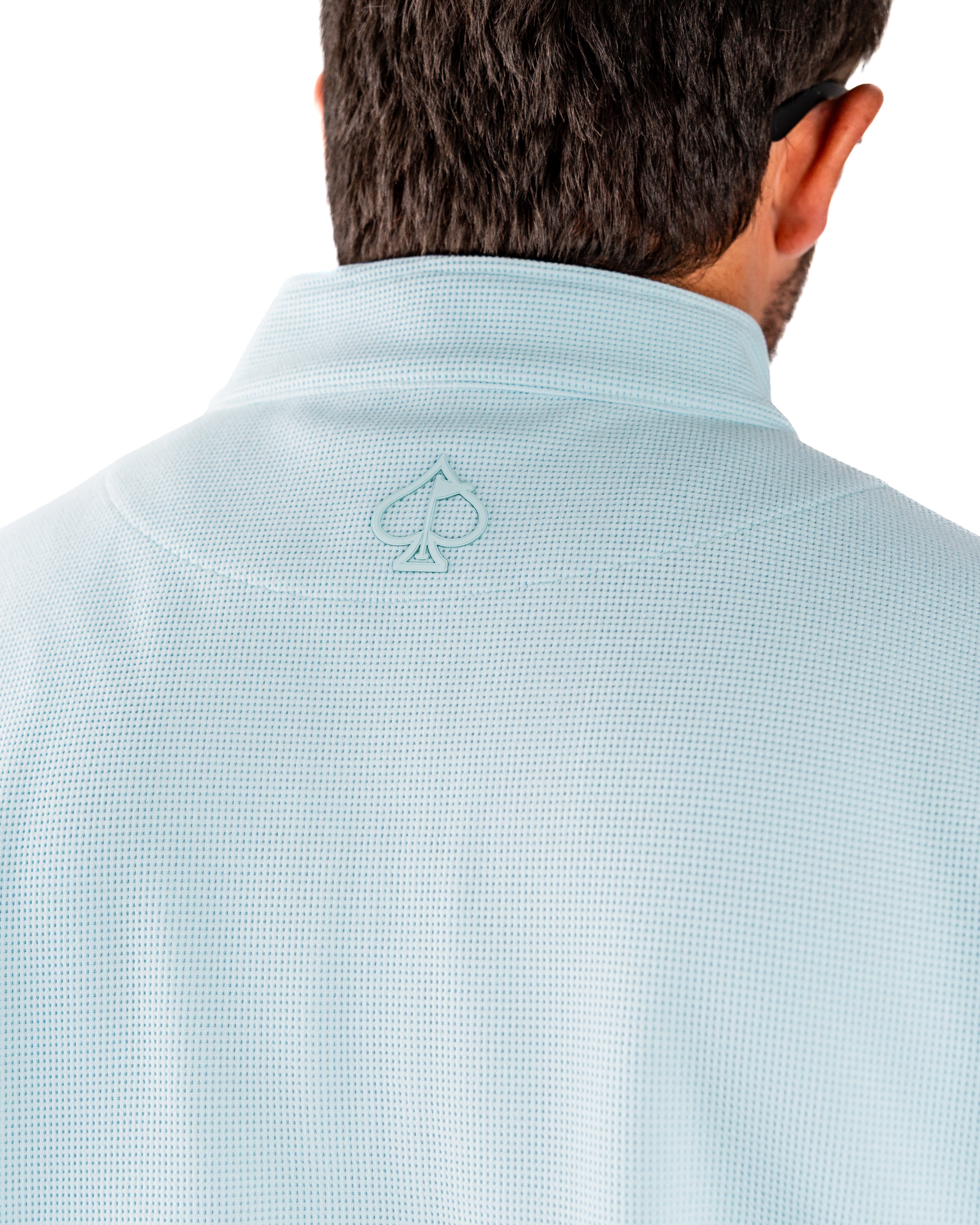 Player Preferred™ Waffle Grid Pullover - Ice Blue