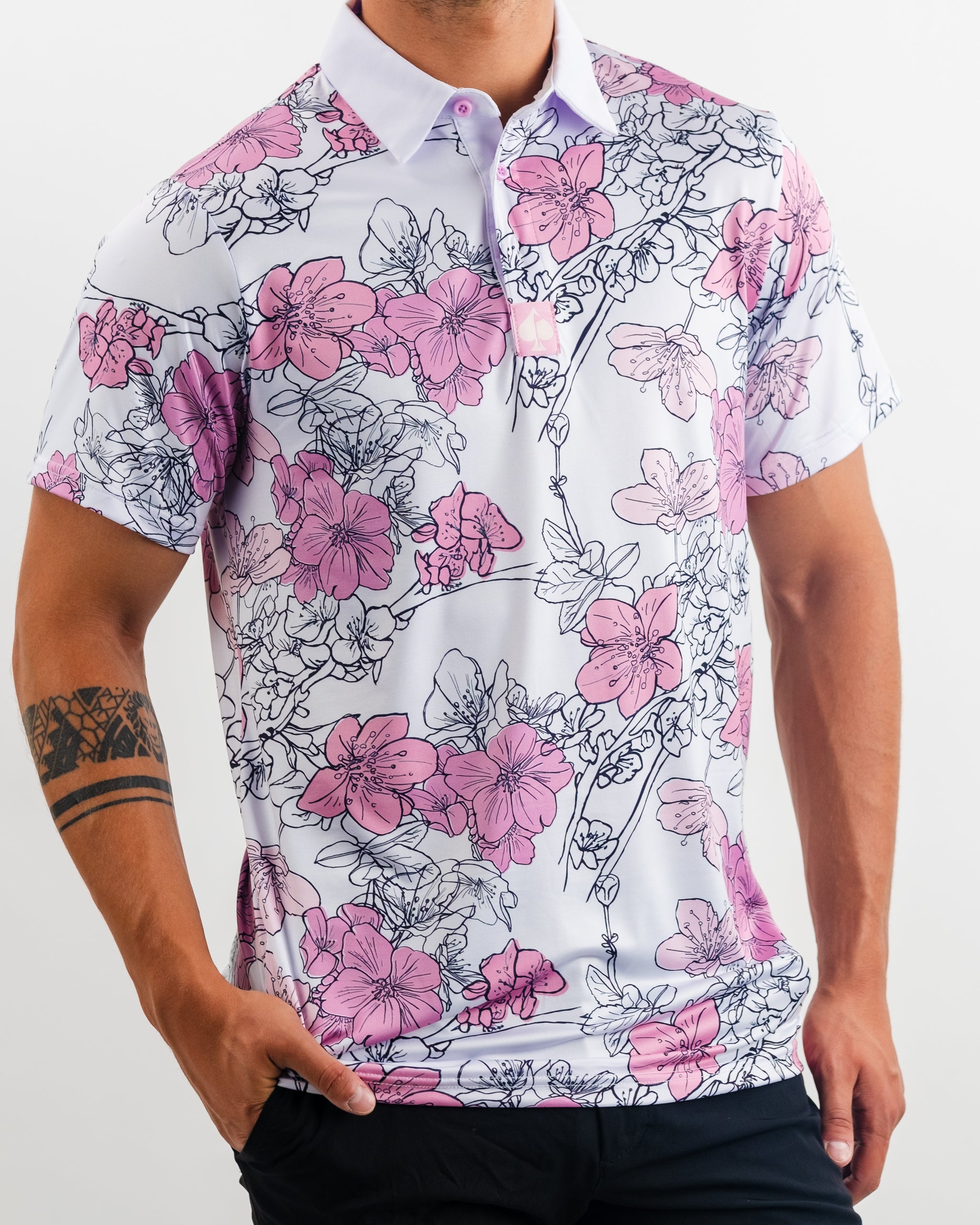 Ralph Lauren Cherry Blossom Embroidered Polo Shirt