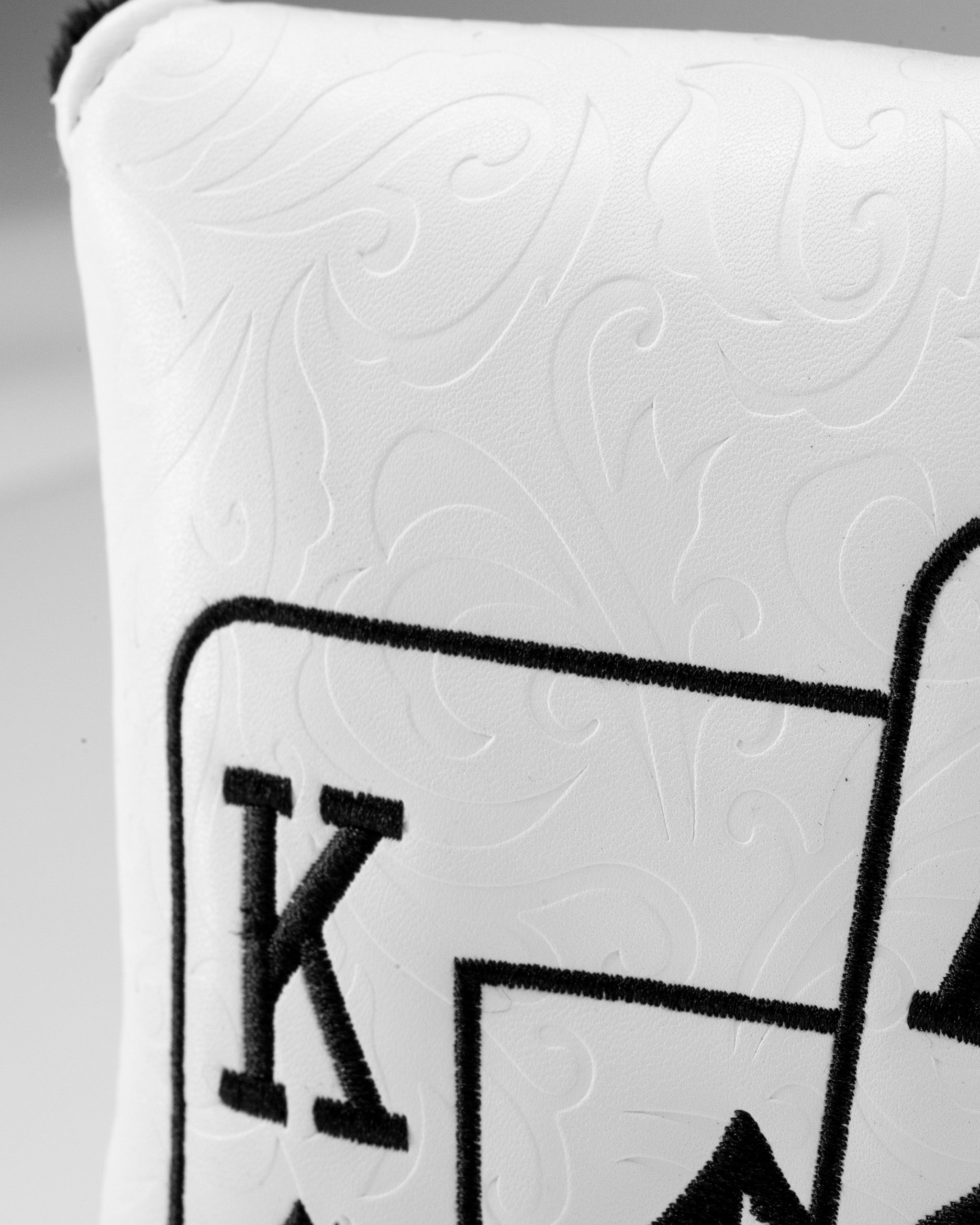 White Out Ace of Spades - Center Shaft Mallet Putter Cover