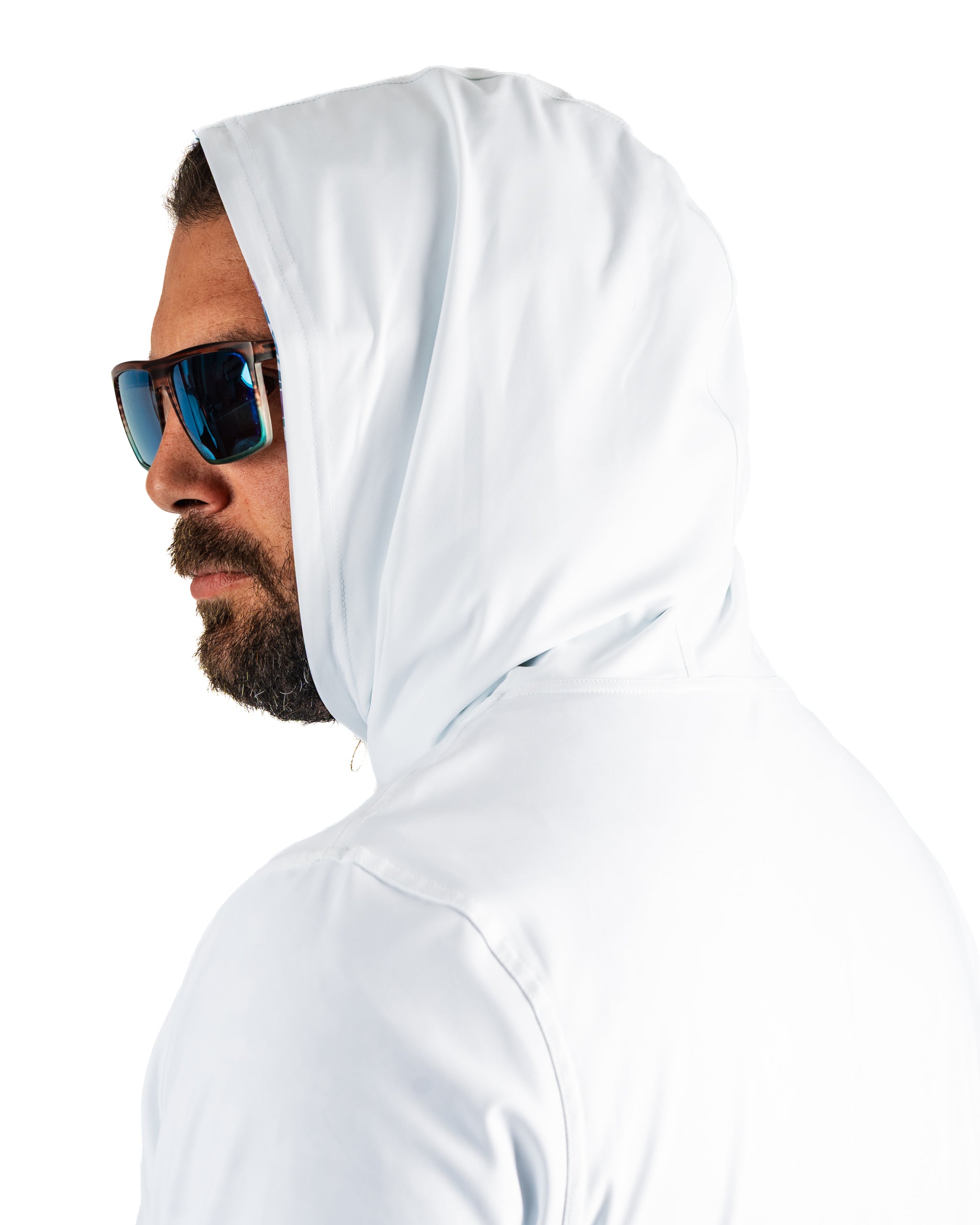 Performance Golf Hoodie - White Pedals