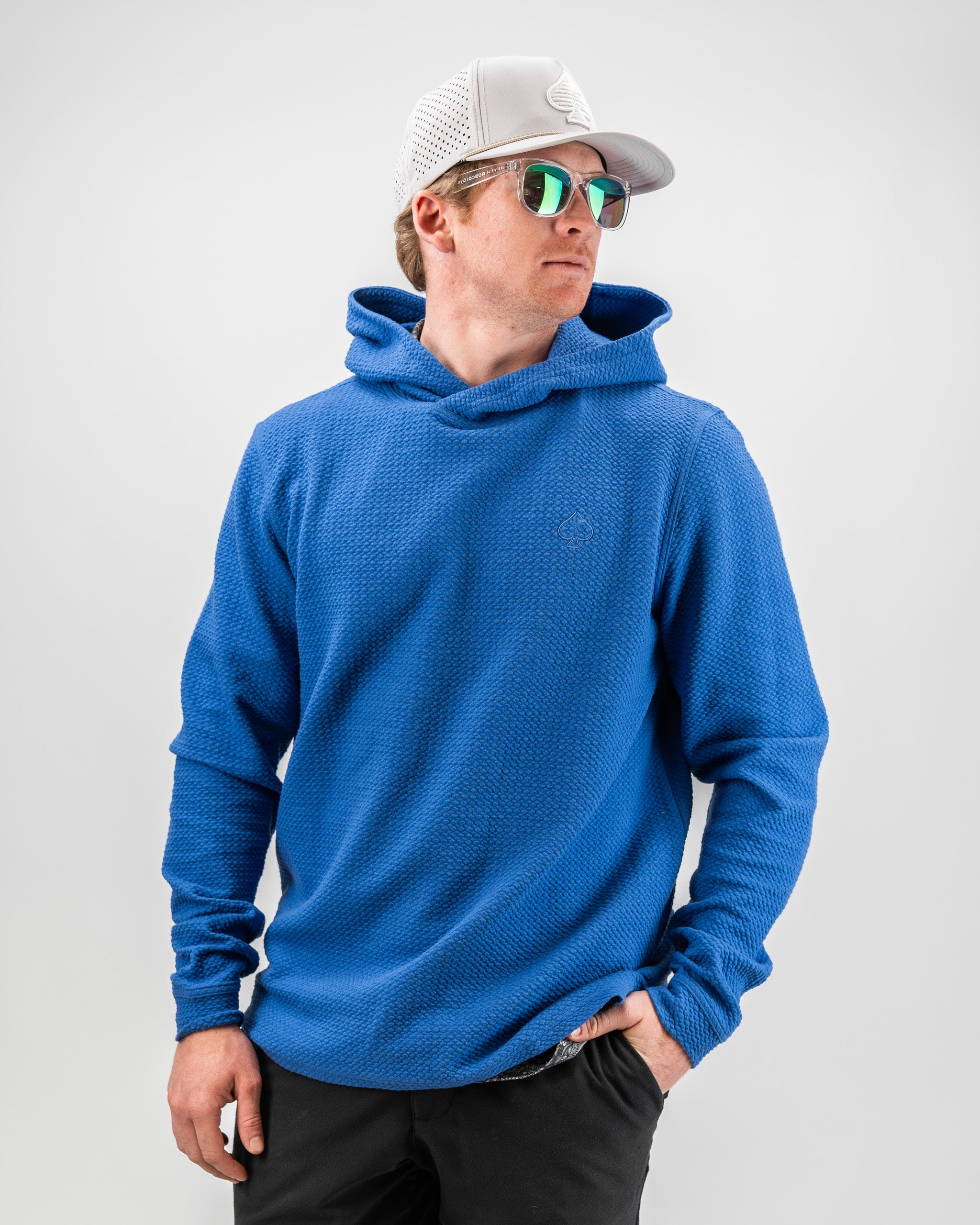 Player Preferred™ Waffle Knit Hoodie - Cobalt