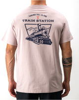 Yellowstone Train Station Tee