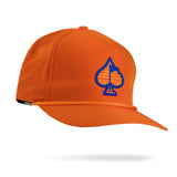 Spade Rope Hat - Orange/Blue